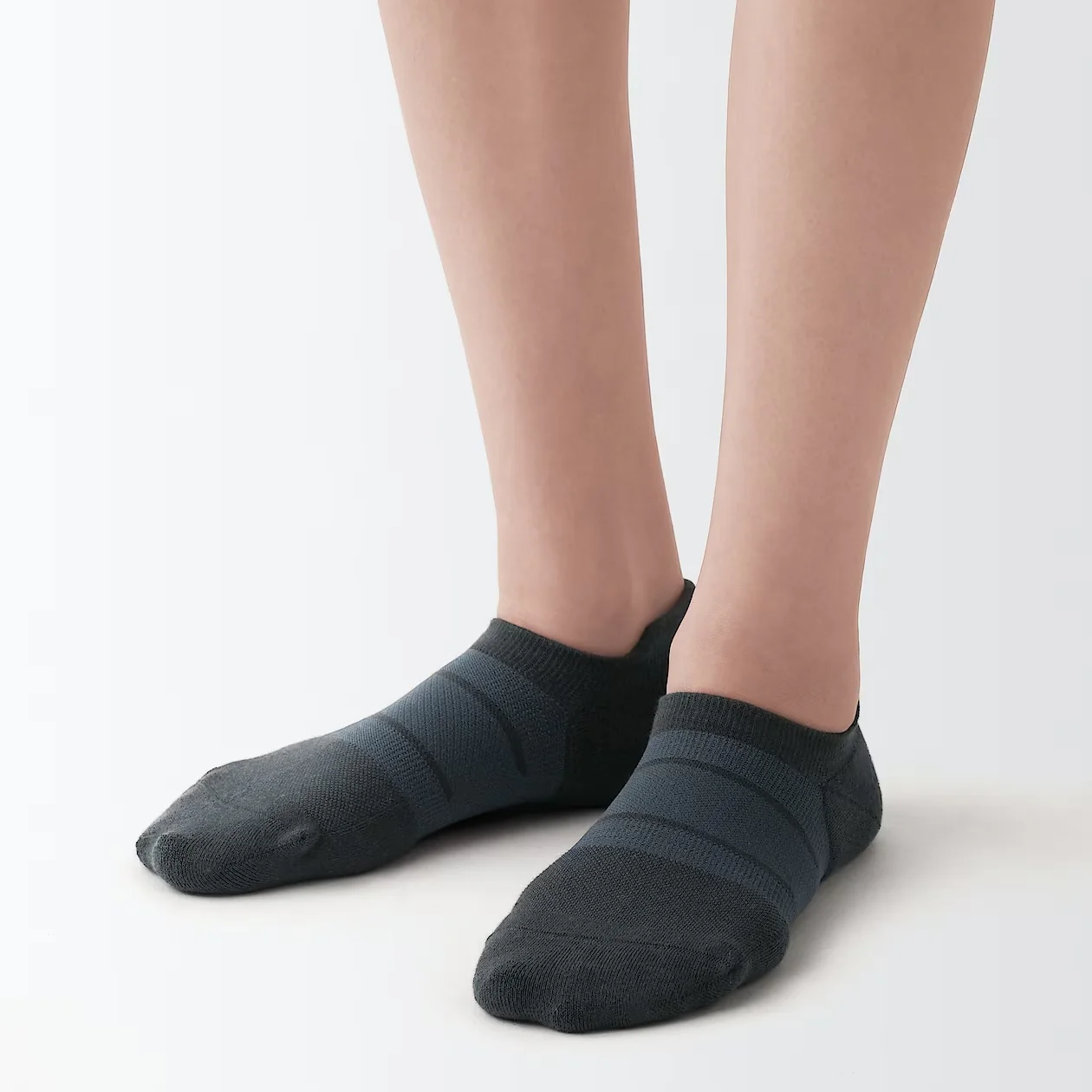 Right Angle Arch Support Sneaker Socks 23-25cm - Pack of 2