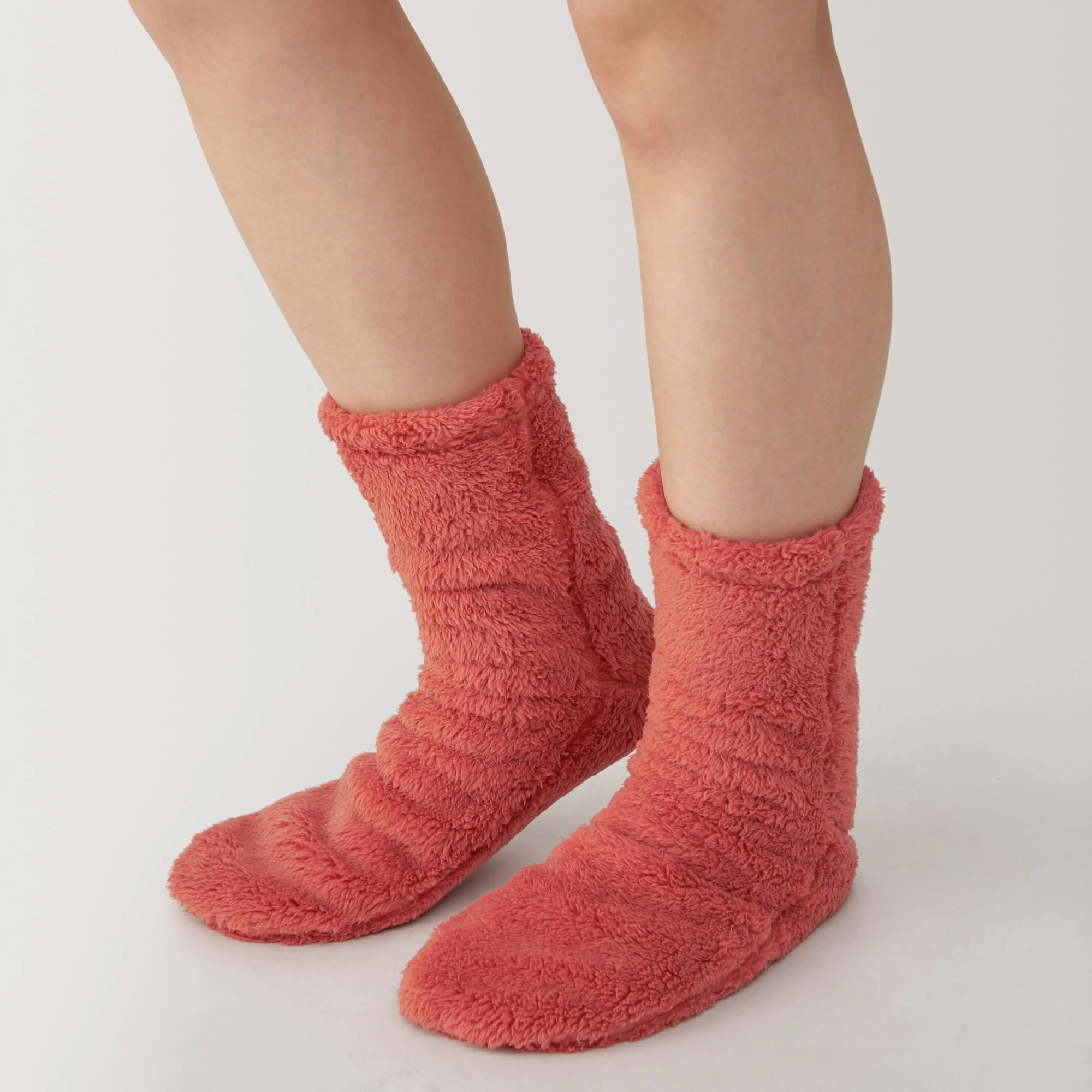 Right Angle Boa Fleece Cozy Socks - Image 2