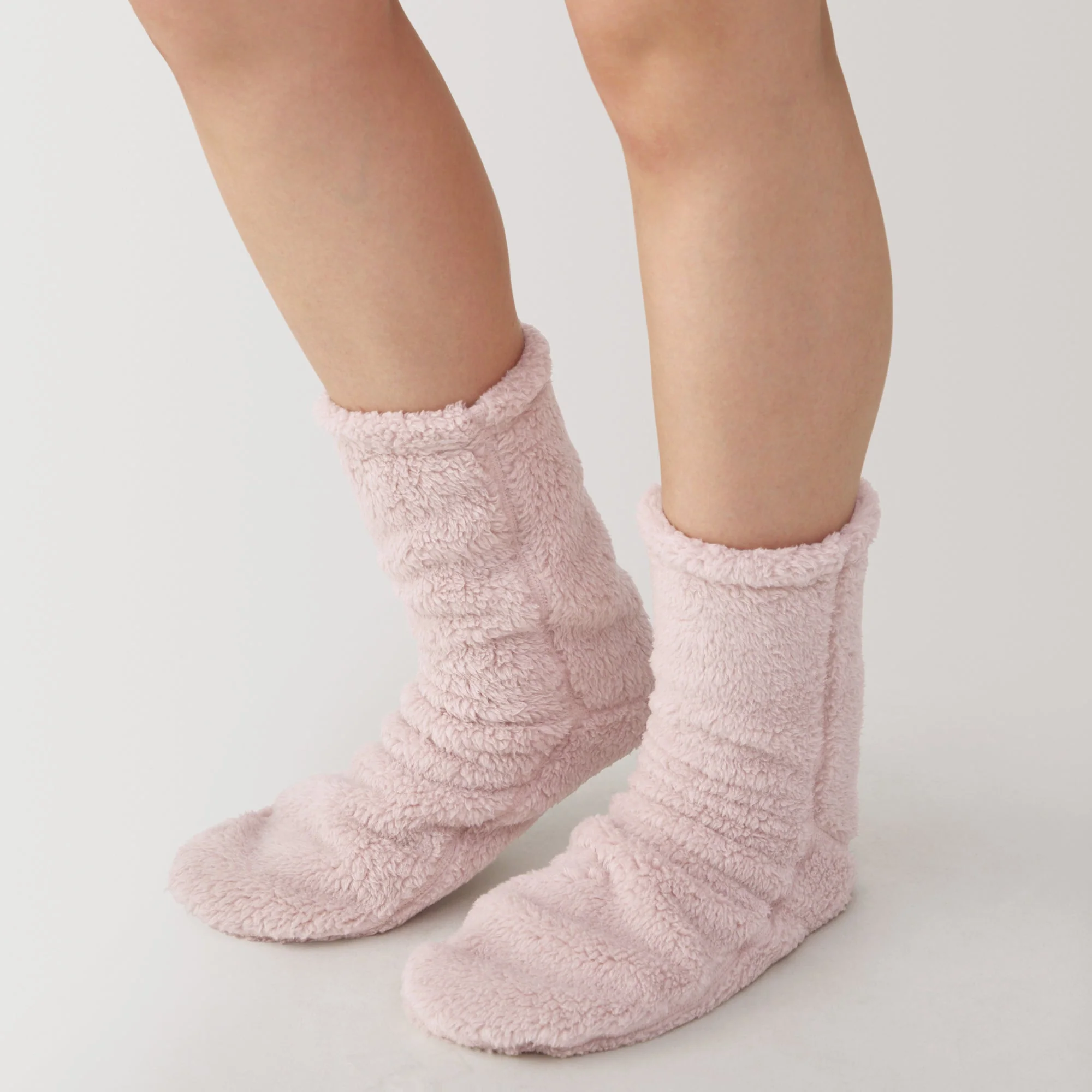 Right Angle Boa Fleece Cozy Socks - Image 4