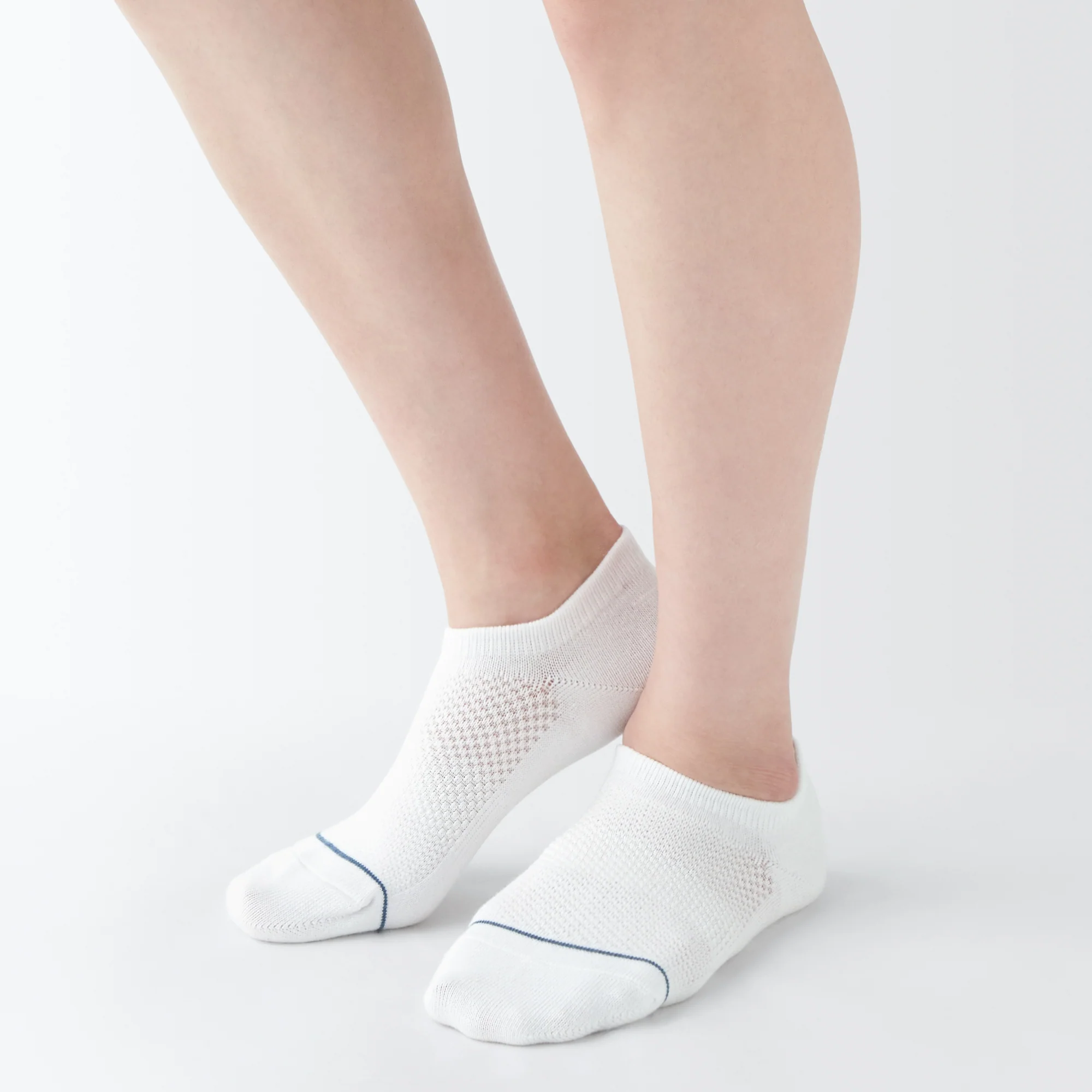 Right Angle Breathable Mesh Sneaker Socks - Image 6