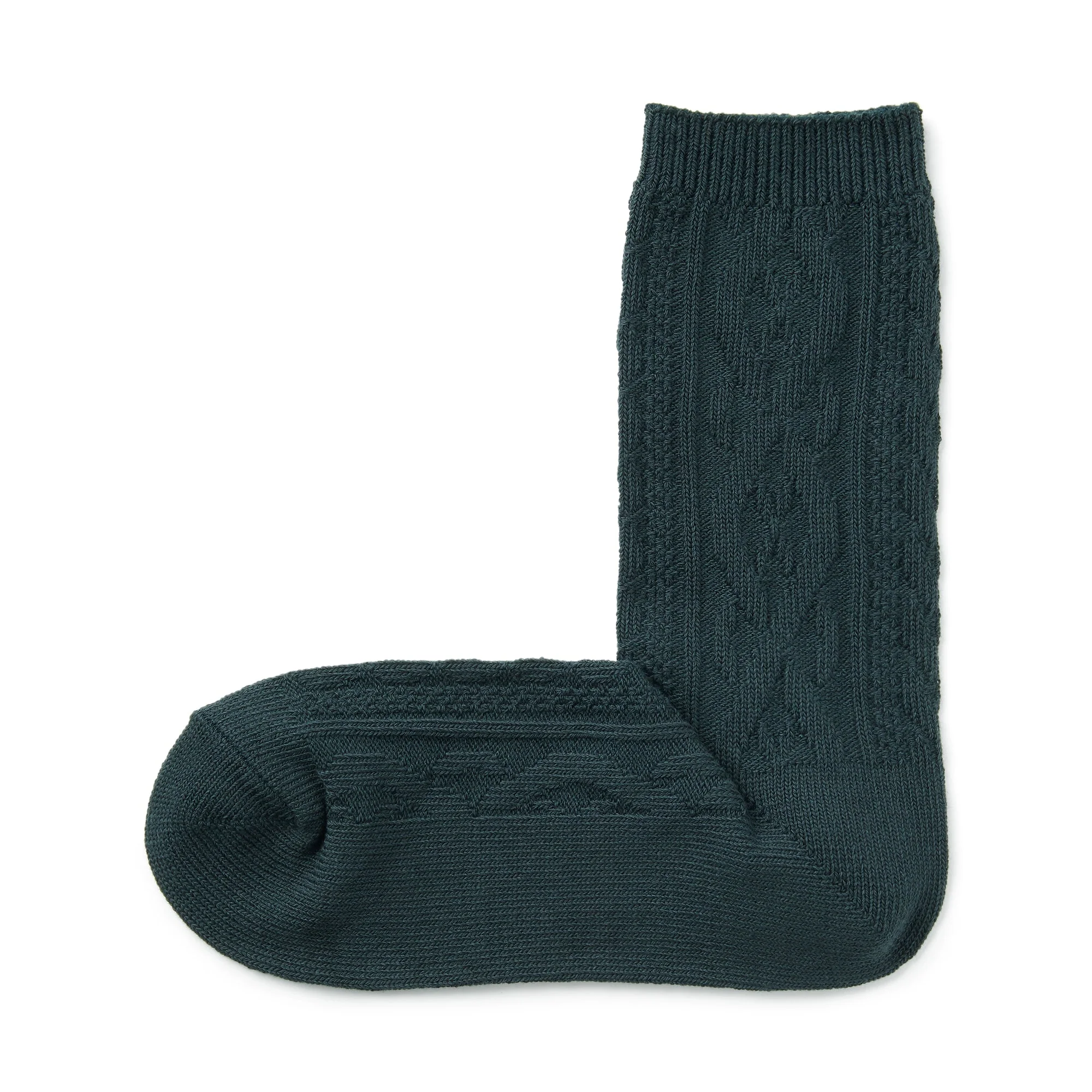 Right Angle Loose Top Cable Stitch Socks - Image 10