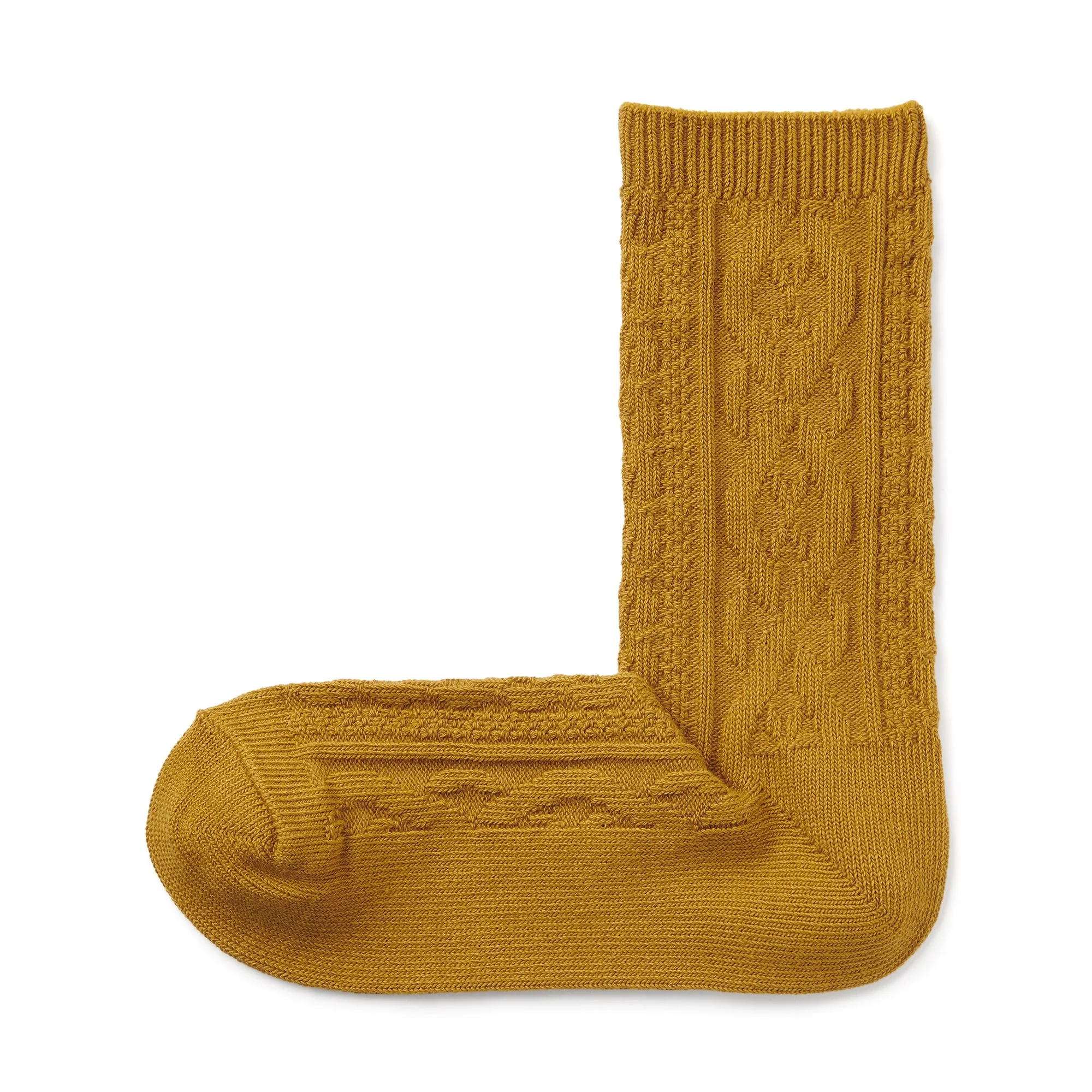 Right Angle Loose Top Cable Stitch Socks - Image 8