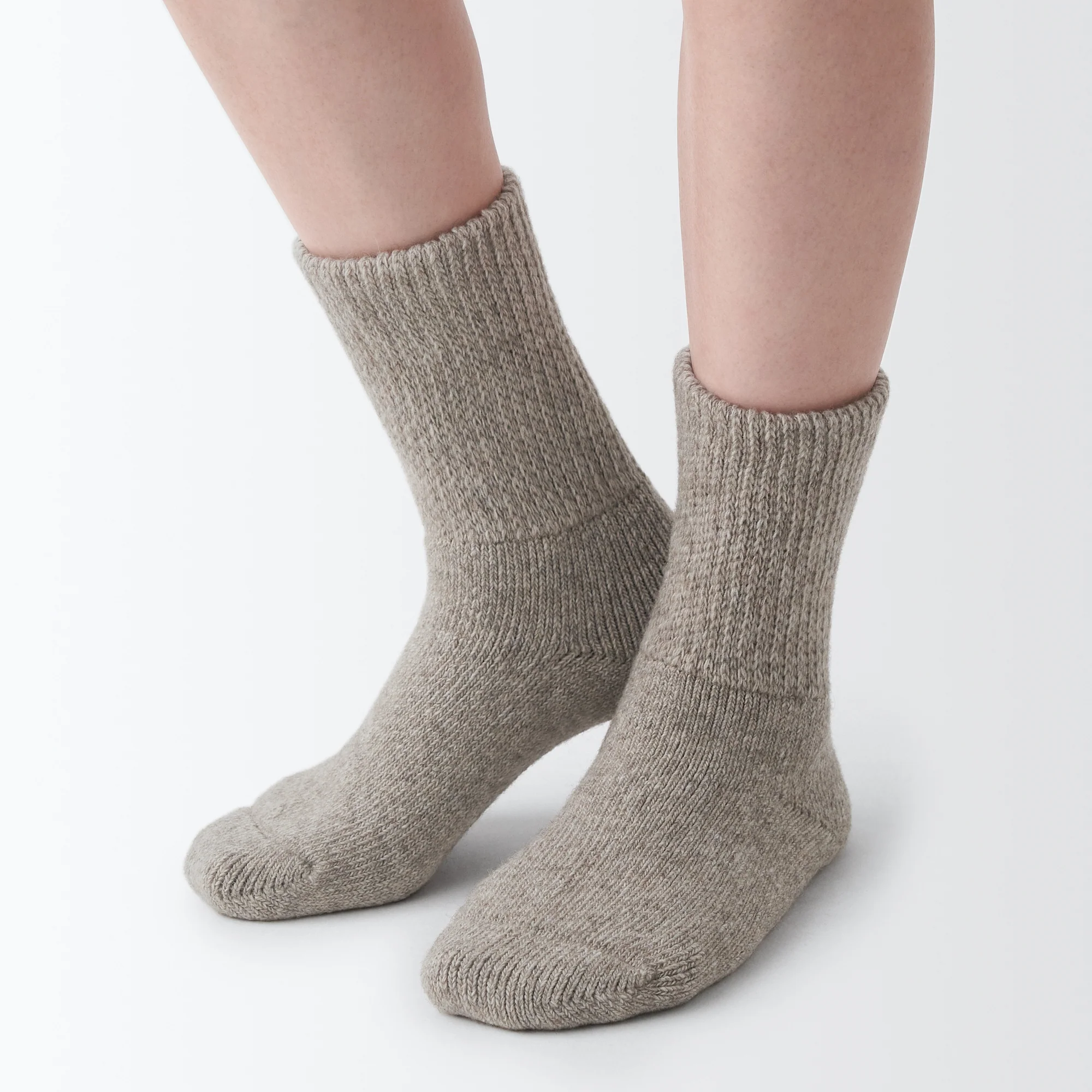 Loose Top Yak Blend Wool Cozy Socks - Image 11