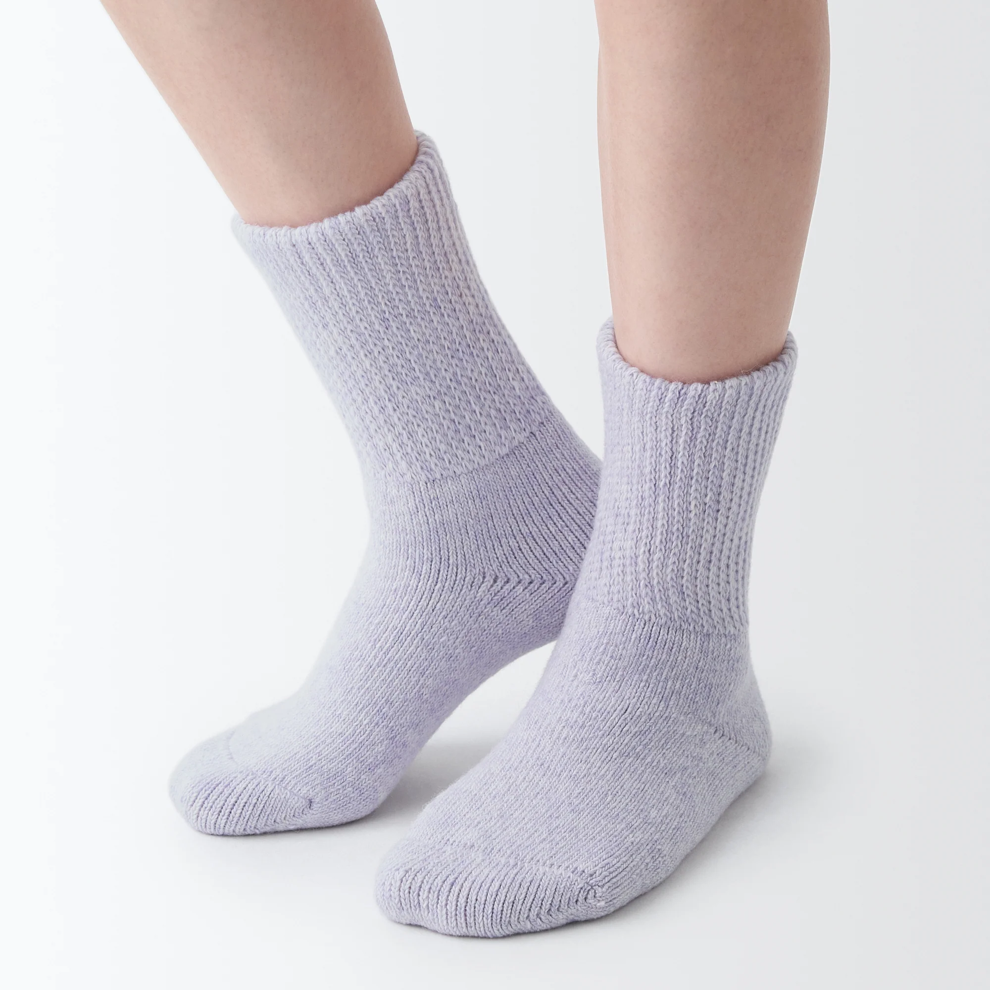 Loose Top Yak Blend Wool Cozy Socks - Image 3
