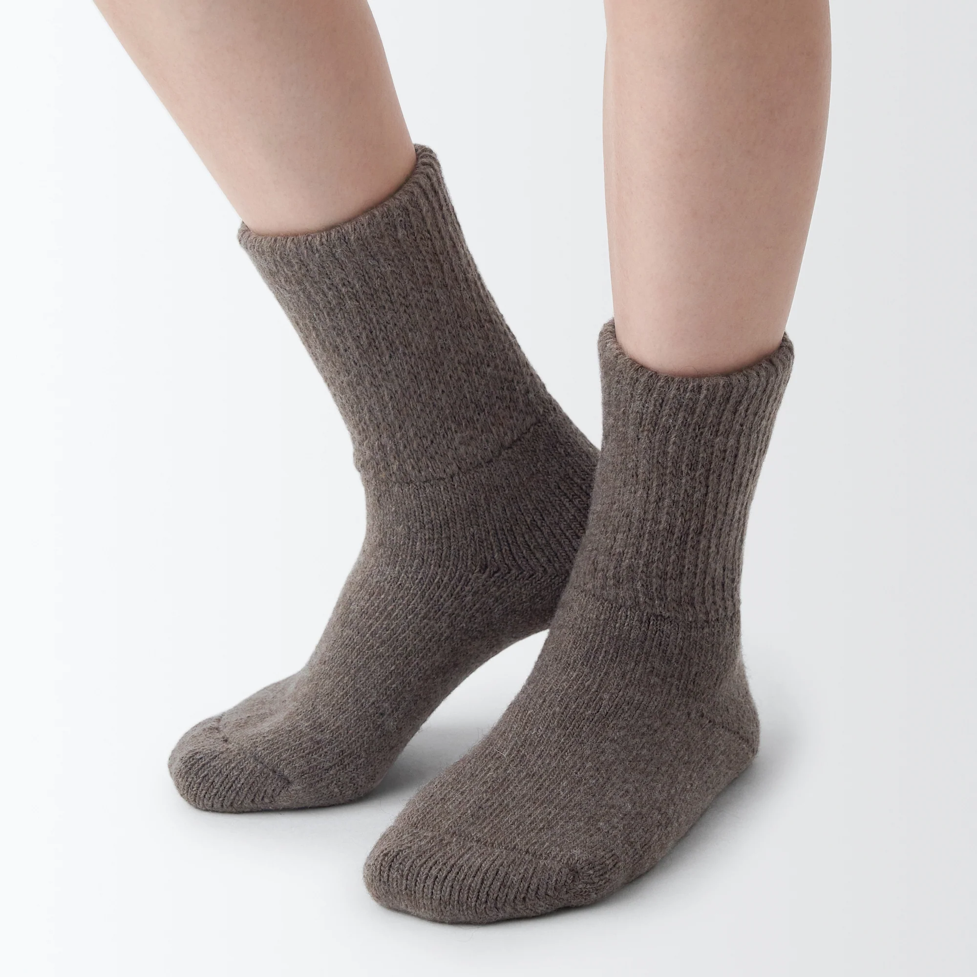 Loose Top Yak Blend Wool Cozy Socks - Image 5