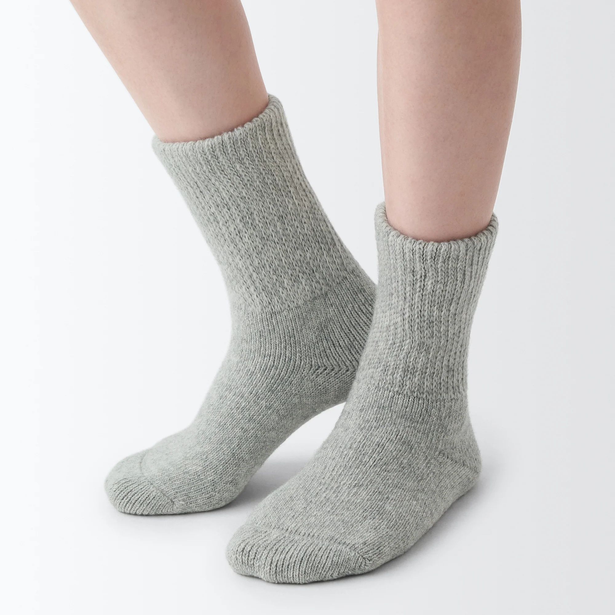 Loose Top Yak Blend Wool Cozy Socks - Image 7