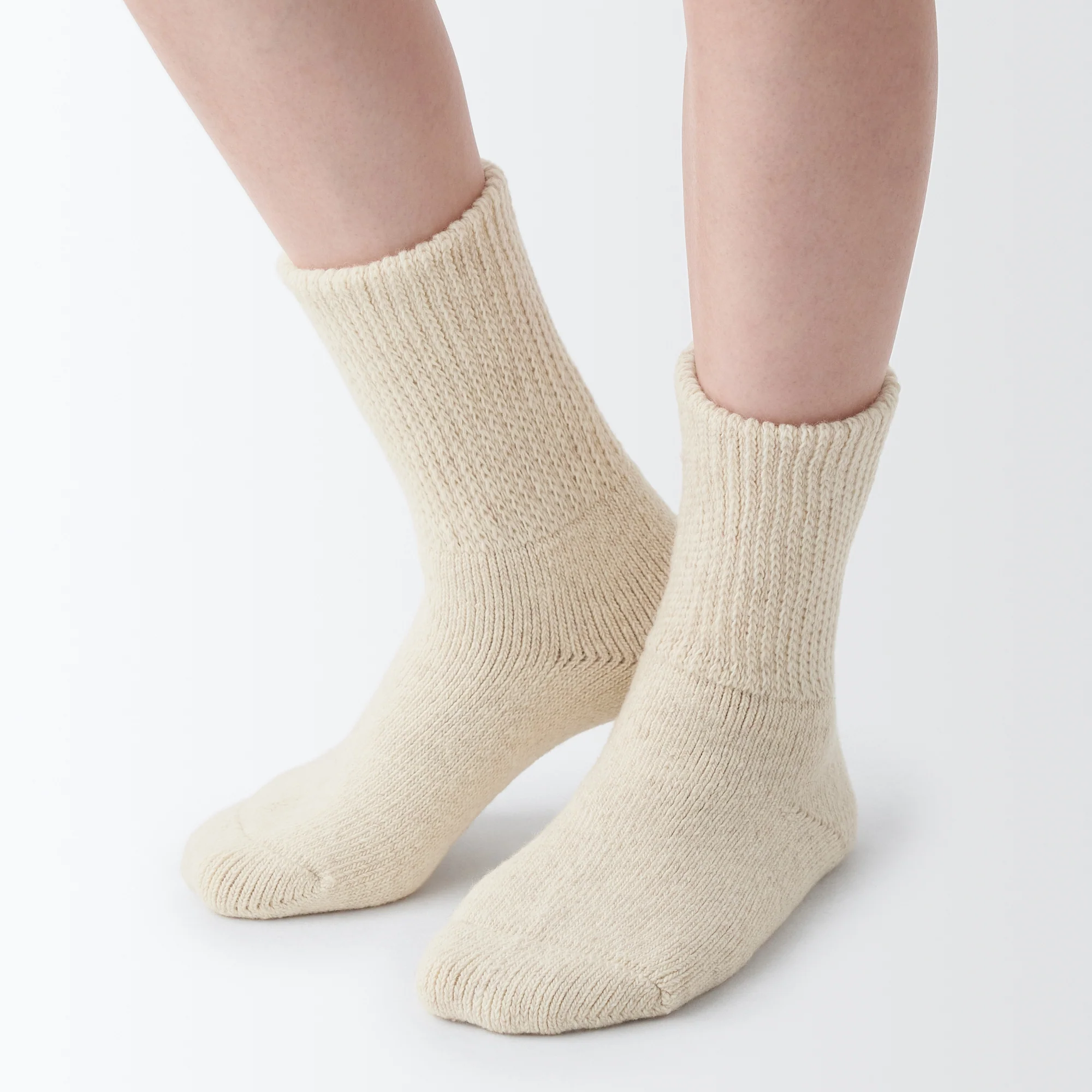 Loose Top Yak Blend Wool Cozy Socks - Image 9