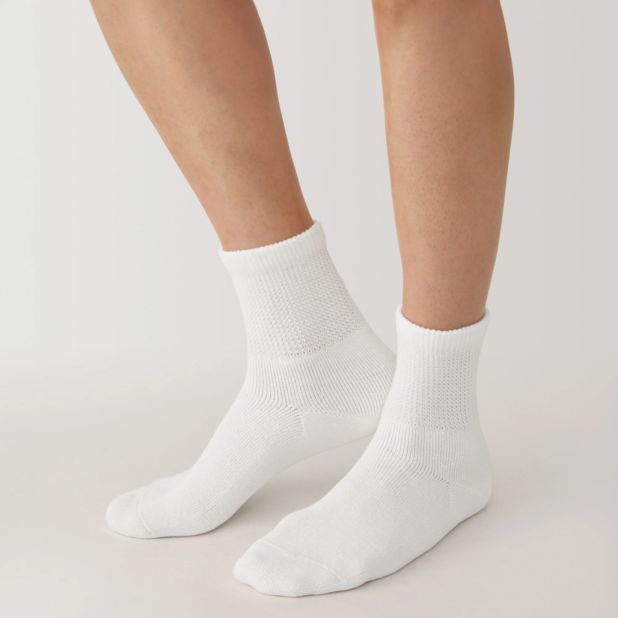 Right Angle Loose Top Pile Short Socks - Image 5