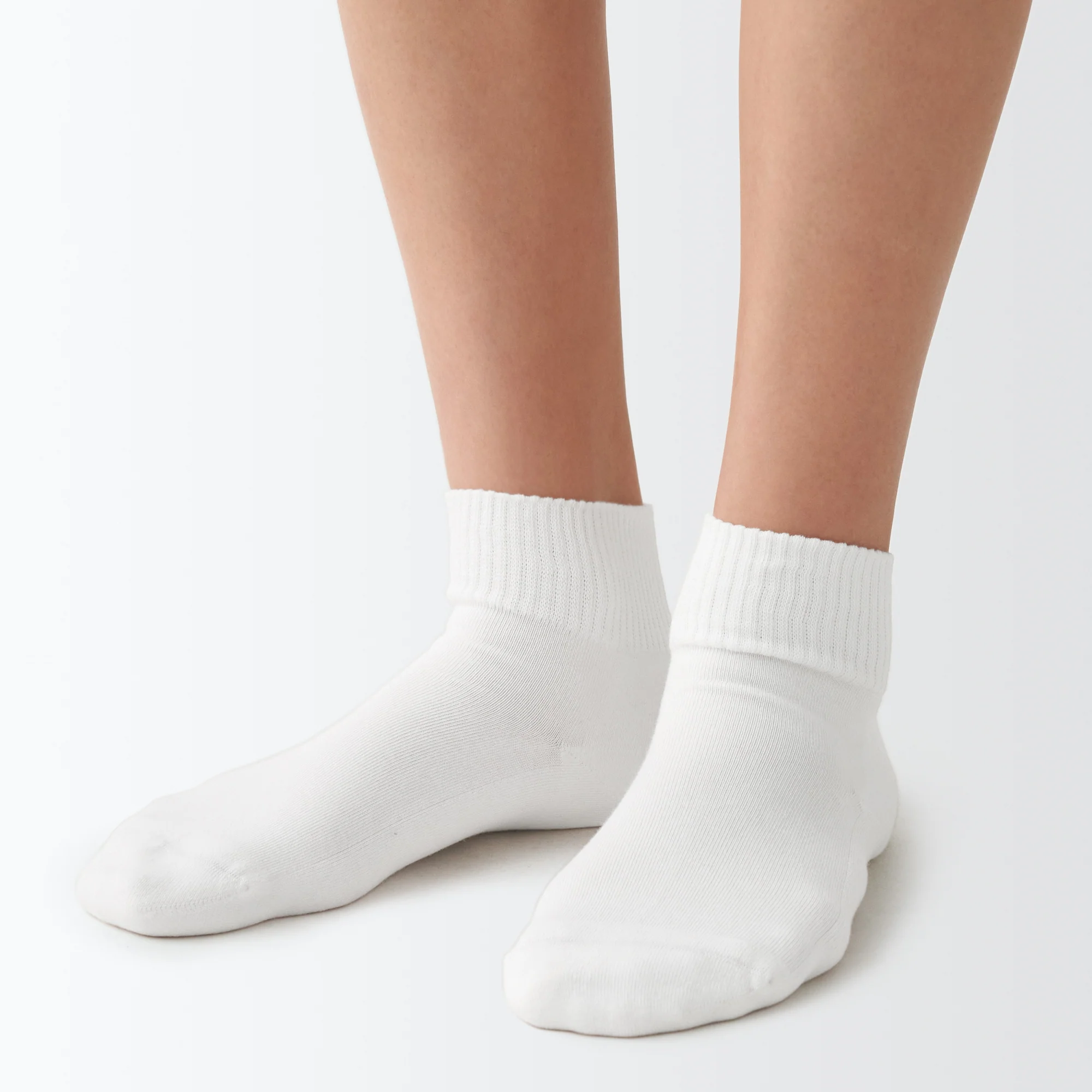 Right Angle No Elastic Pile Short Socks - Image 5