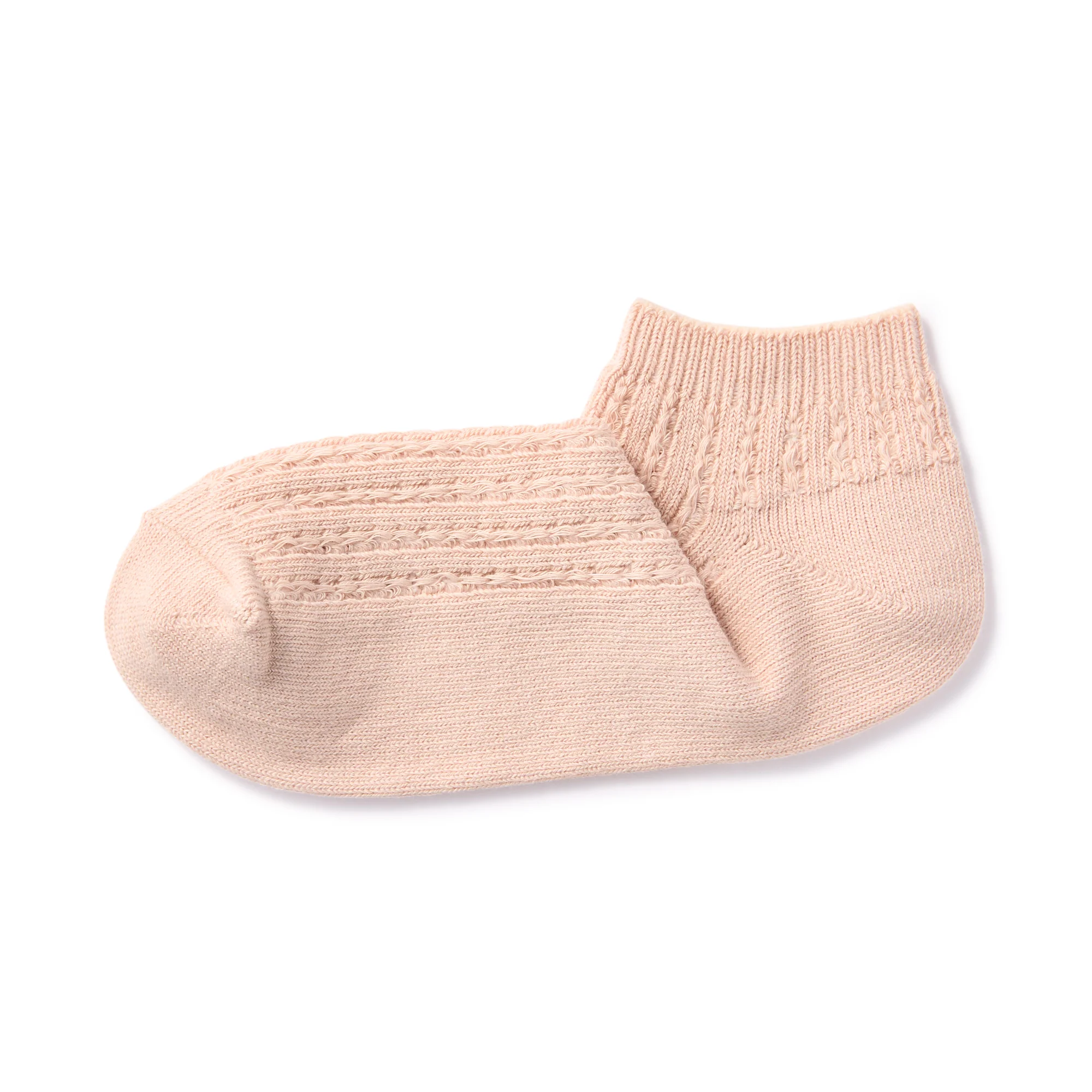 Right Angle Pattern Stitch Sneaker Socks - Image 8