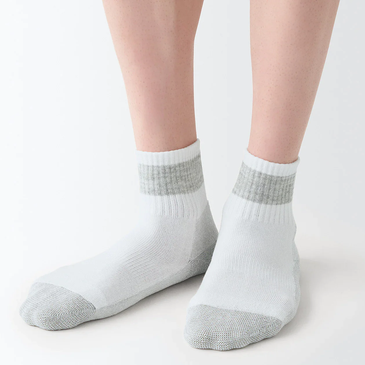 Right Angle Pile Short Socks 23-30cm - Image 5