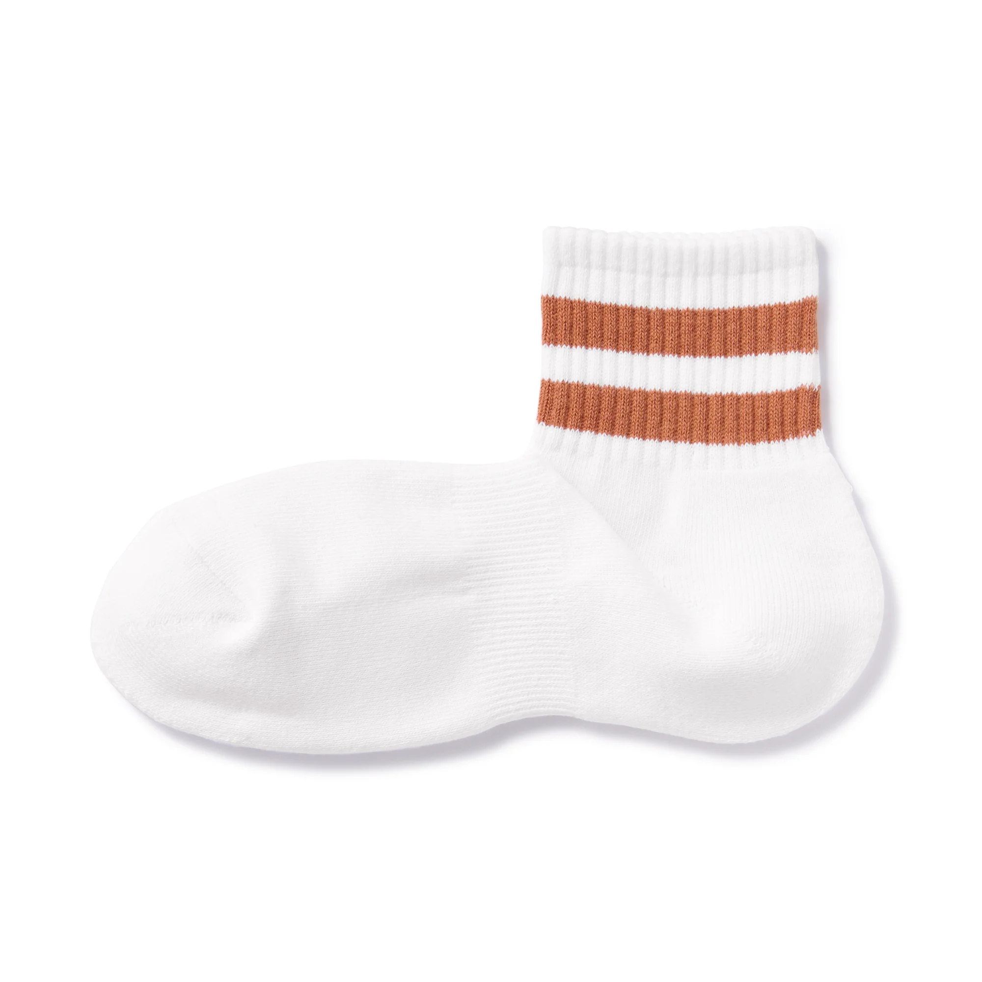 Right Angle Pile Striped Short Socks - Image 4