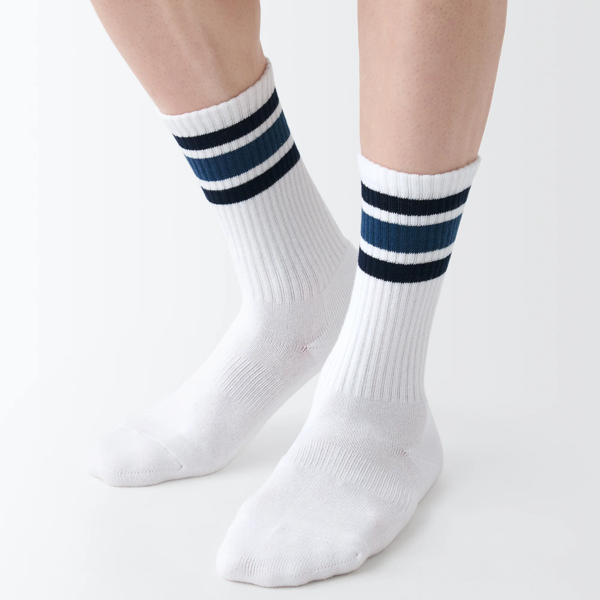 Right Angle Pile Striped Socks - Image 5