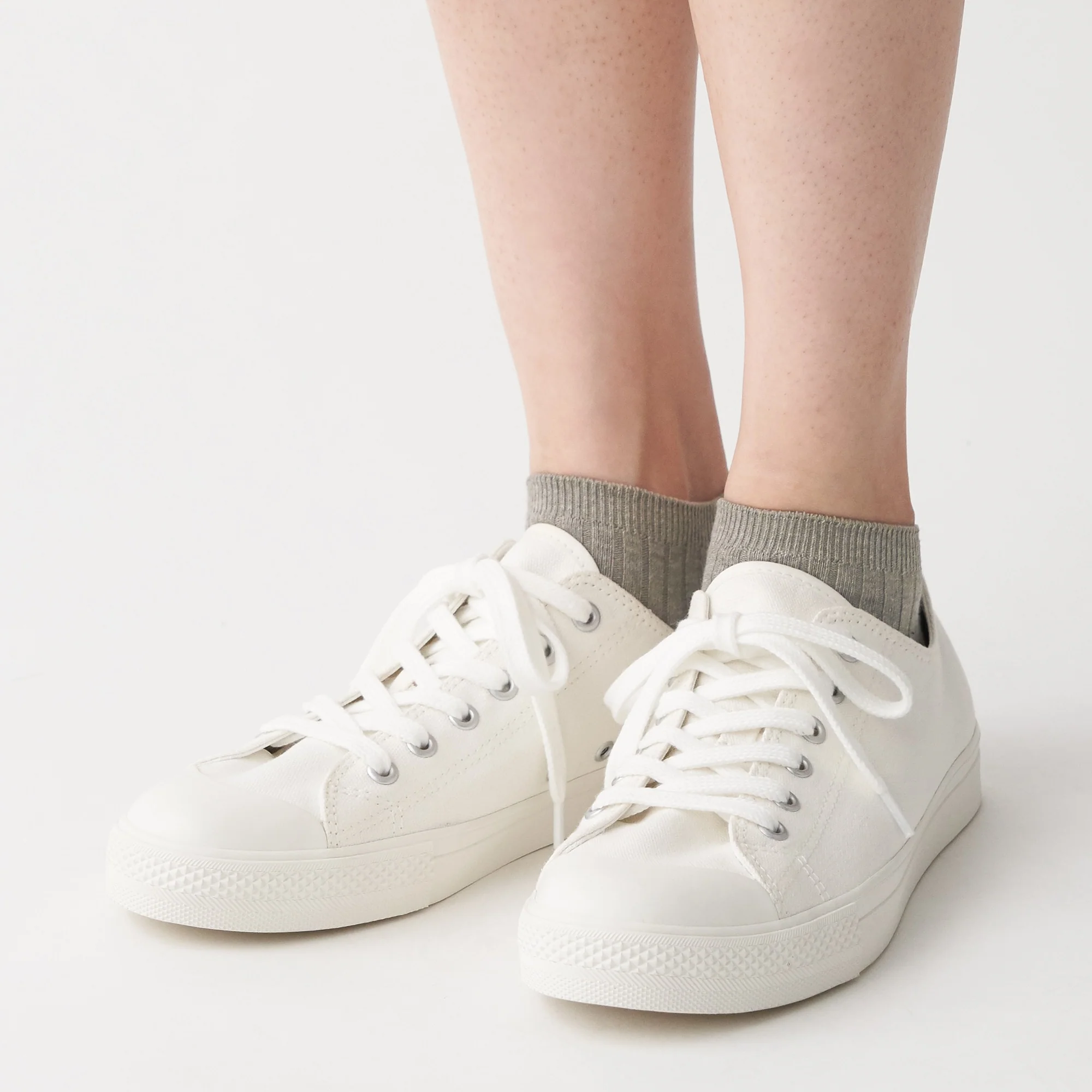 Right Angle Rib Sneaker Socks 23-25cm - Image 10