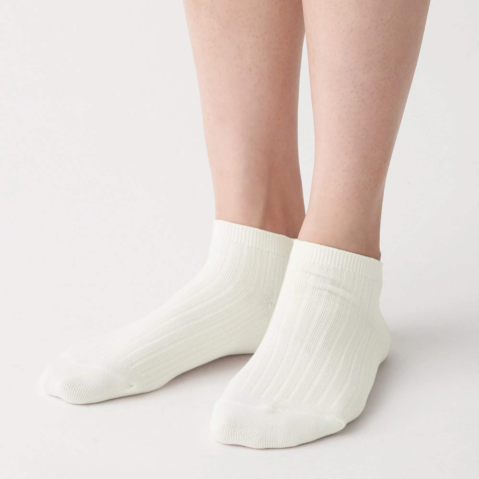 Right Angle Rib Sneaker Socks 23-25cm - Image 3