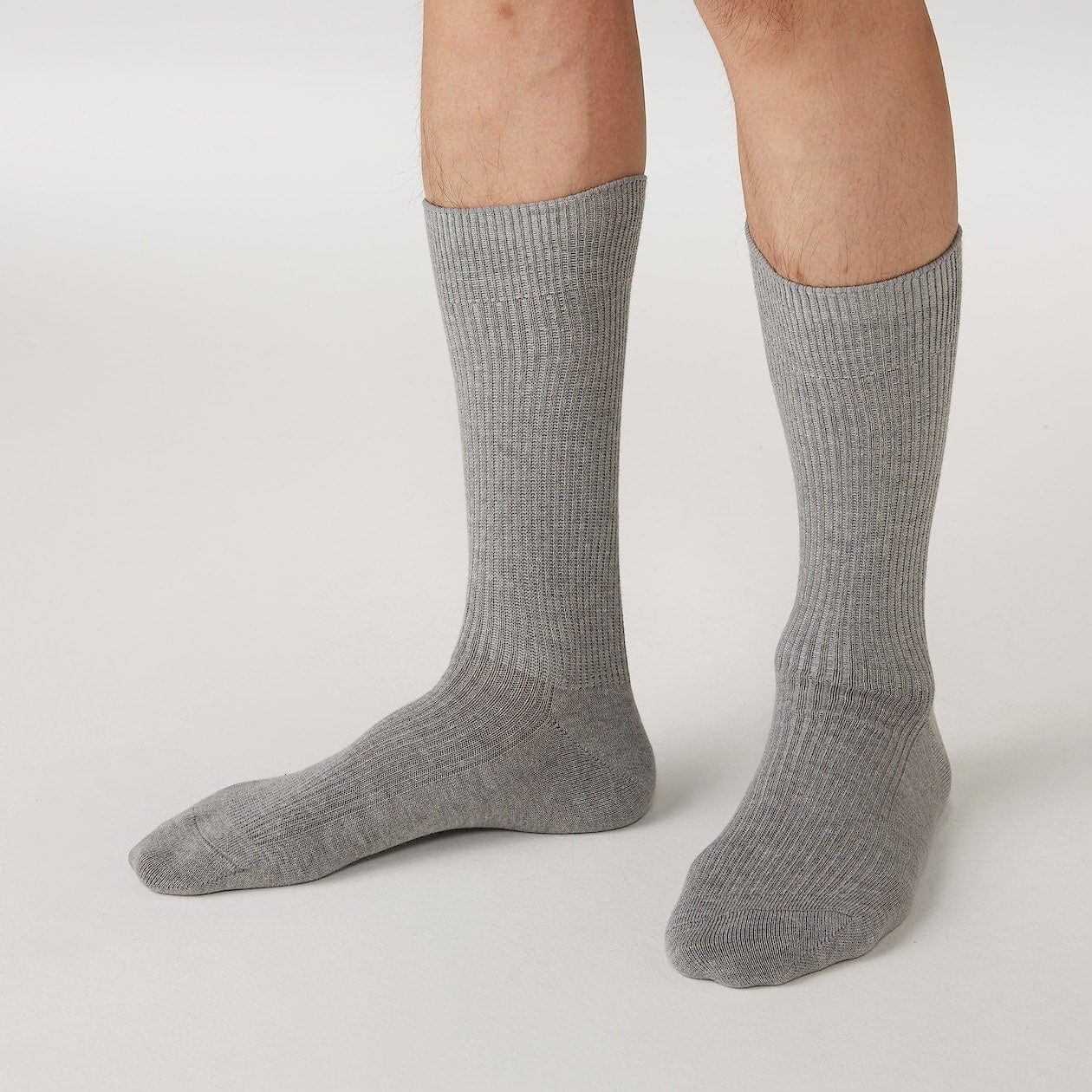Right Angle Ribbed Long Socks - Image 11