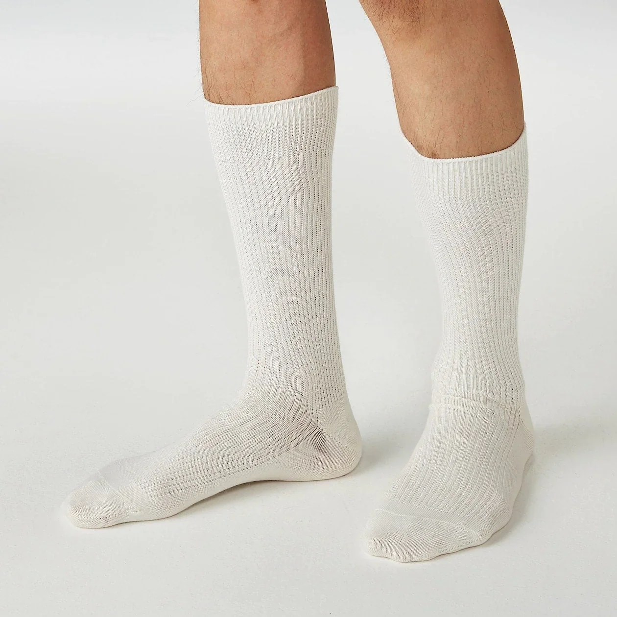 Right Angle Ribbed Long Socks - Image 14