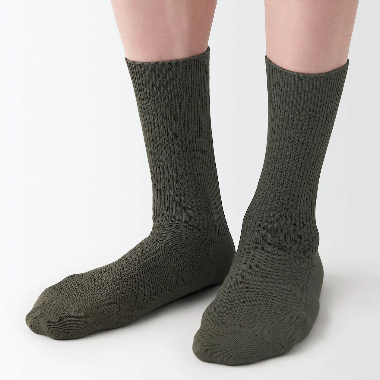 Right Angle Ribbed Long Socks - Image 25