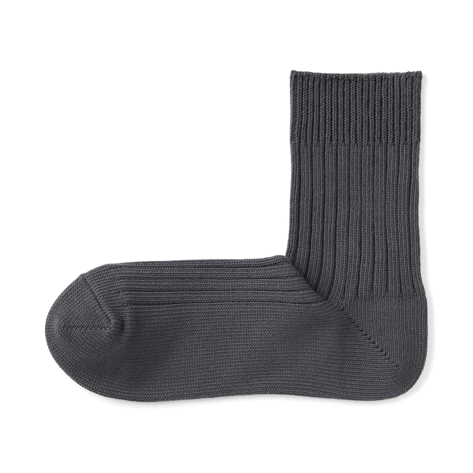 Right Angle Ribbed Thick Short Socks - Image 11