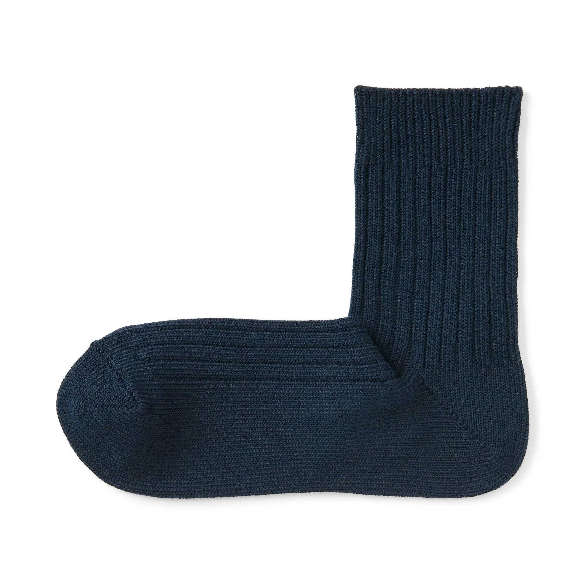 Right Angle Ribbed Thick Short Socks - Image 7