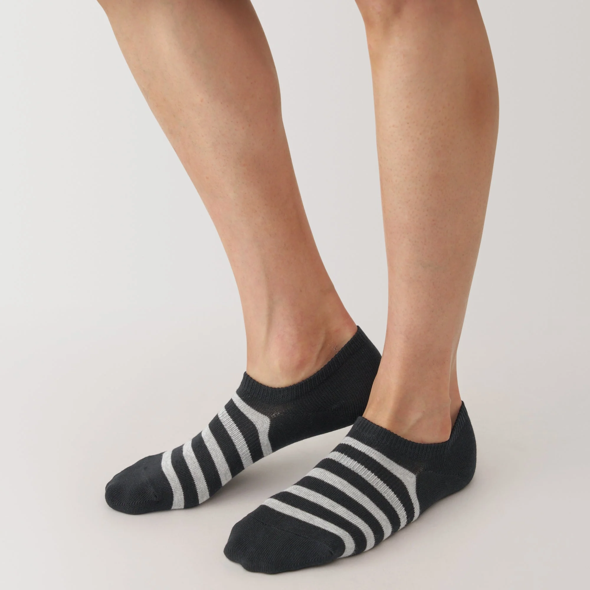 Right Angle Striped Sneaker Socks - Image 12