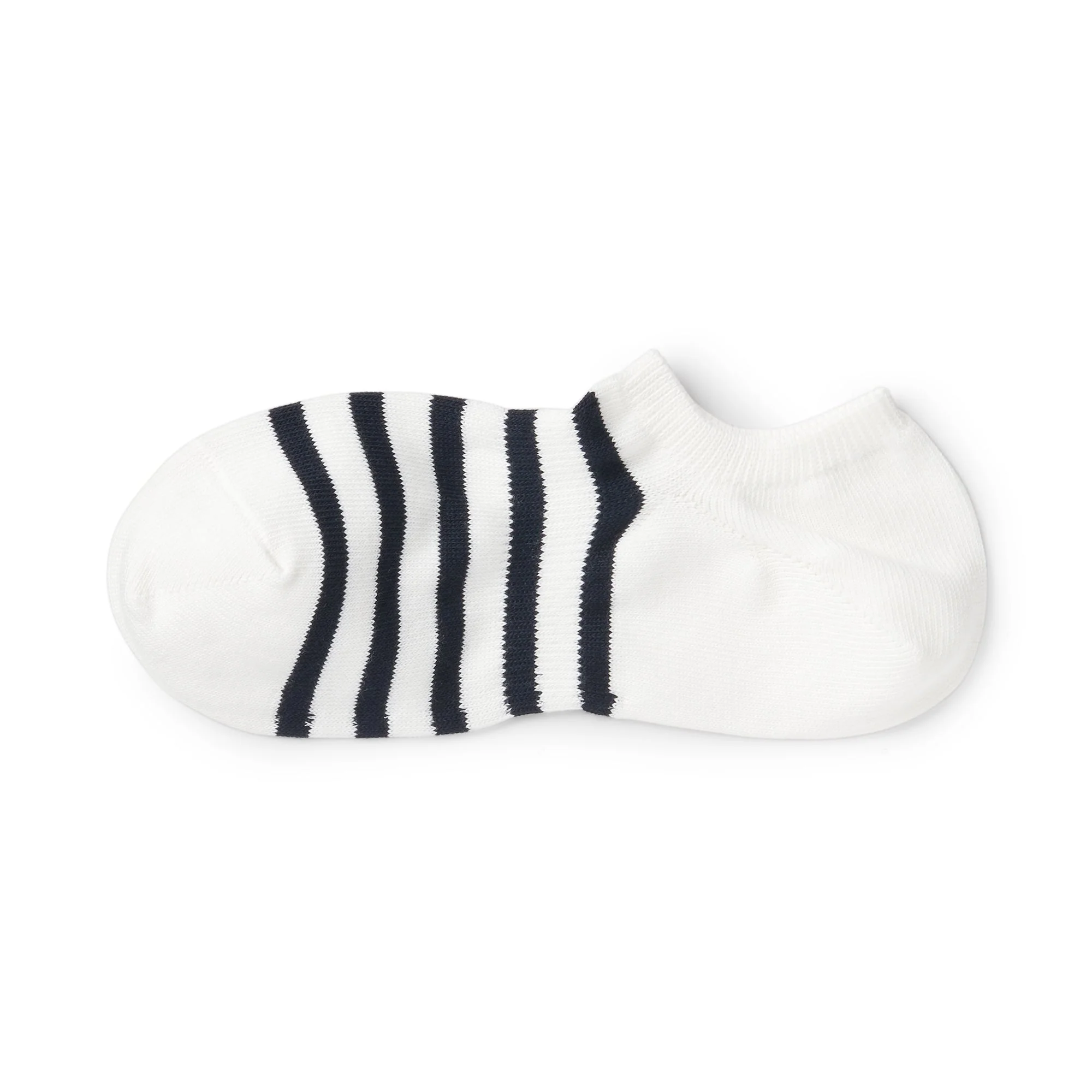 Right Angle Striped Sneaker Socks - Image 2