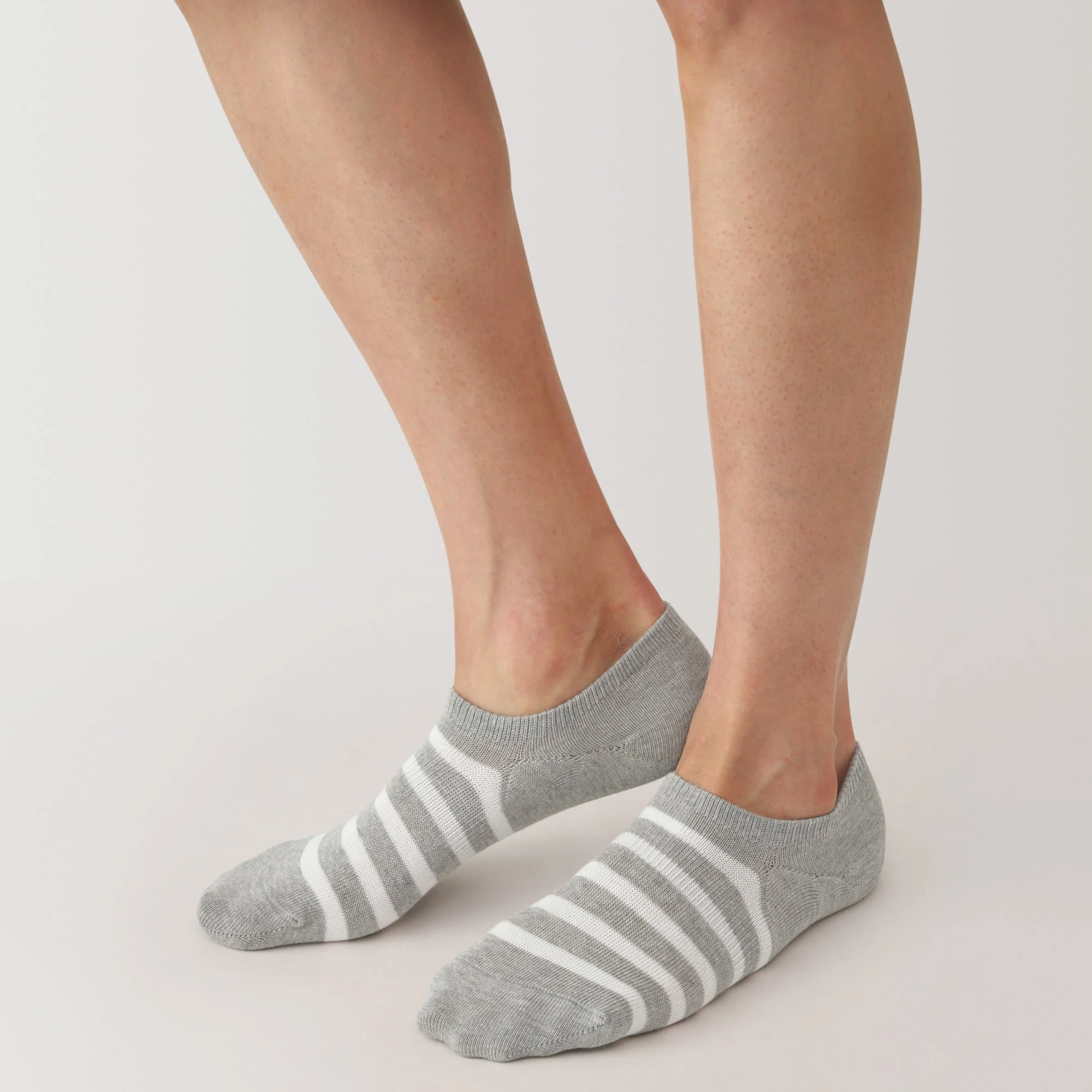 Right Angle Striped Sneaker Socks - Image 6