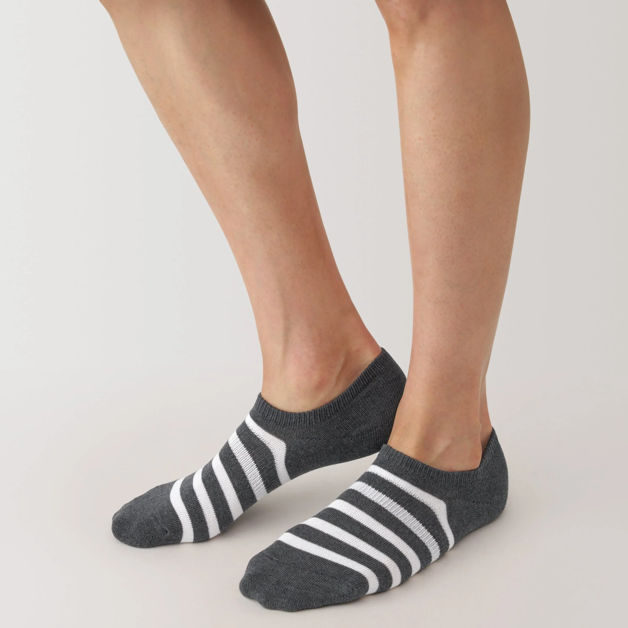Right Angle Striped Sneaker Socks - Image 9
