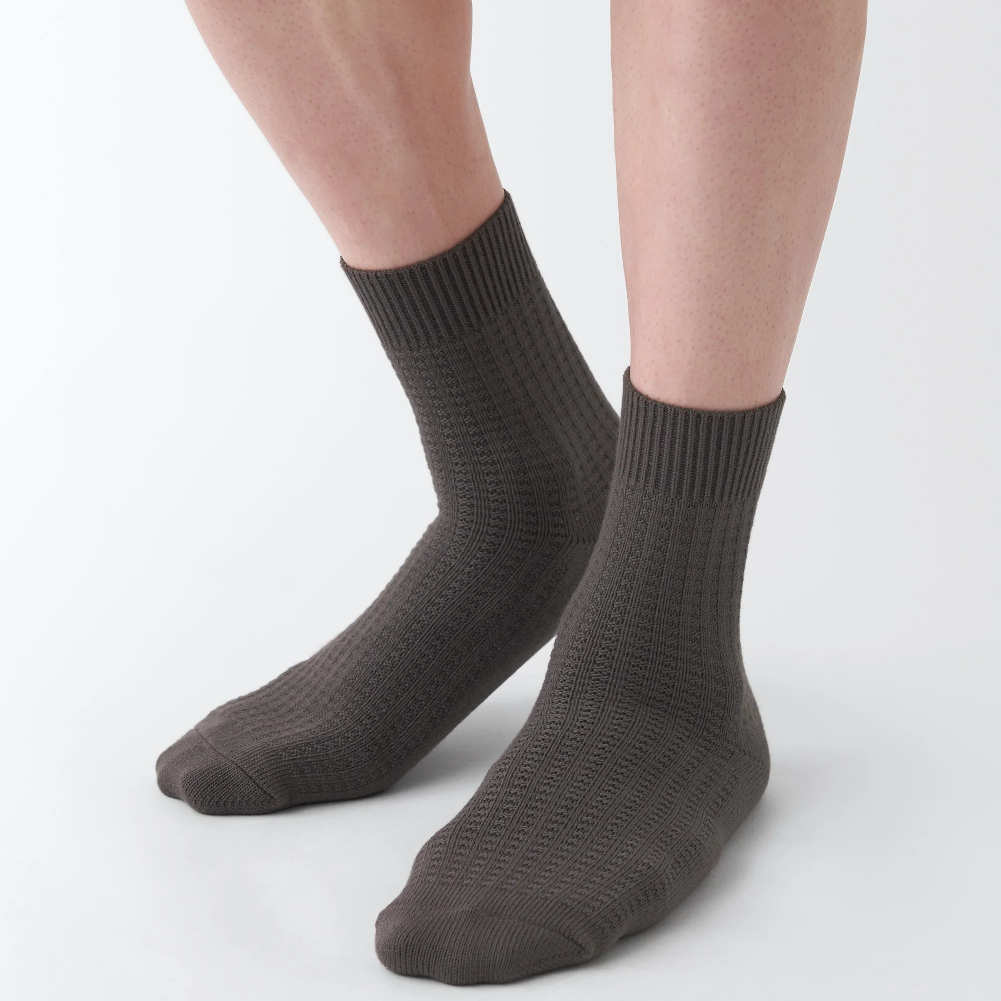 Right Angle Waffle Short Socks - Image 3