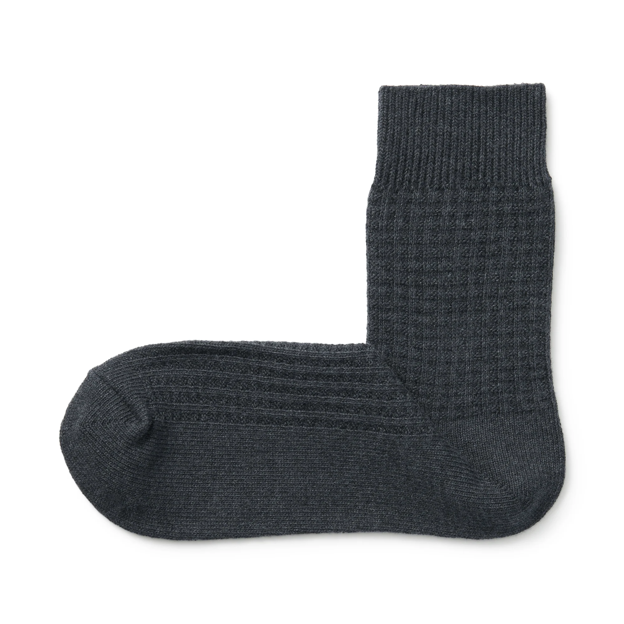 Right Angle Waffle Short Socks - Image 4