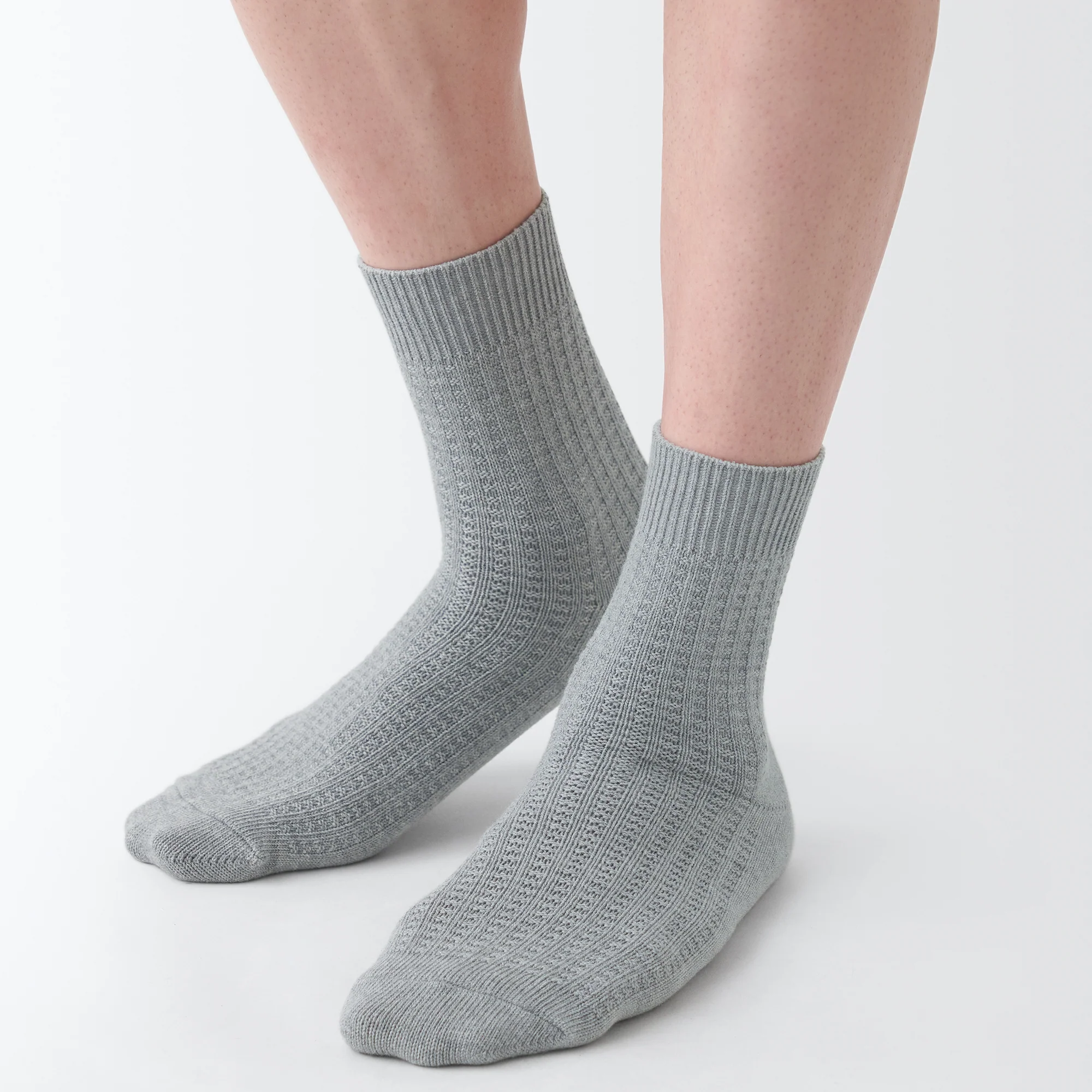 Right Angle Waffle Short Socks - Image 9