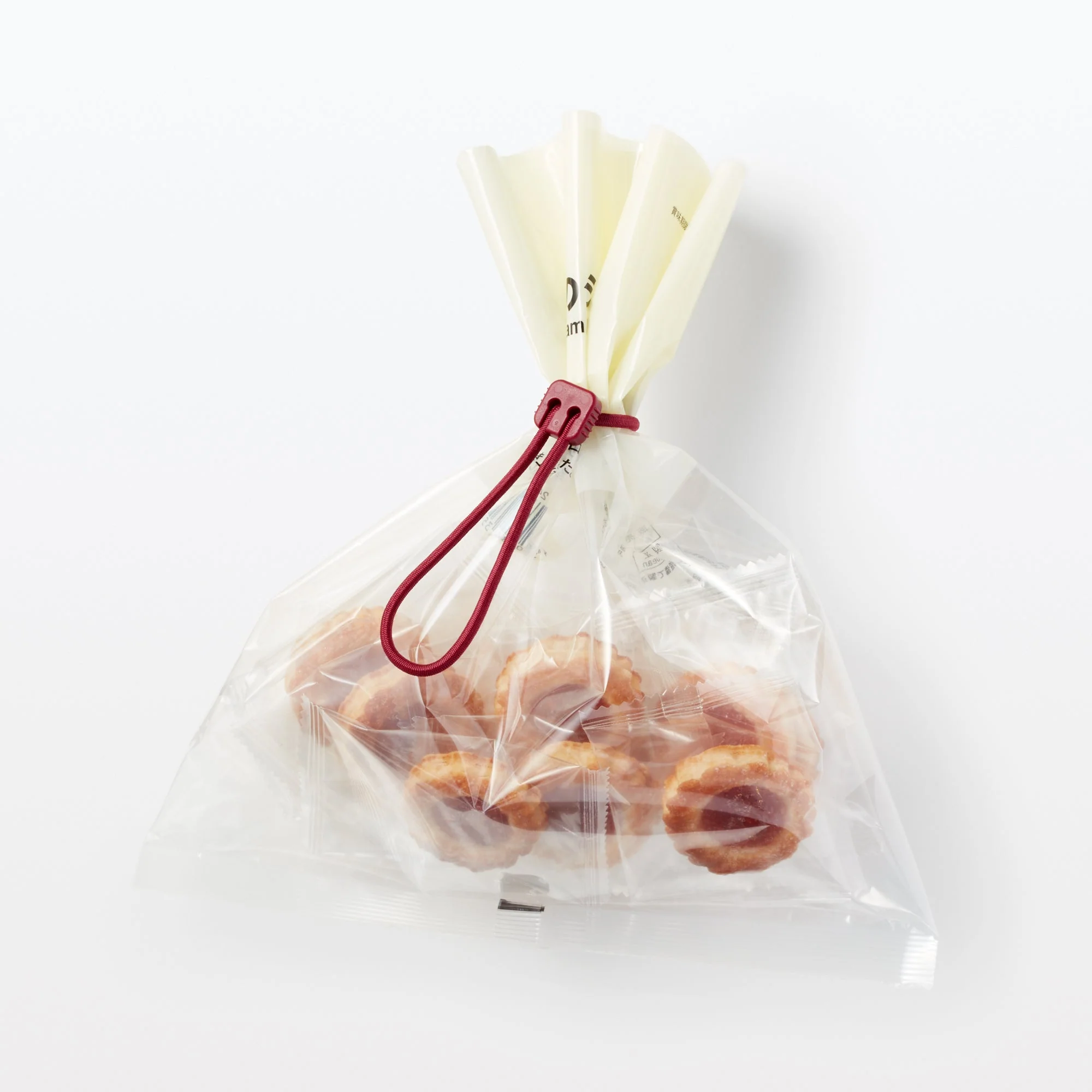 Rubber Tie-Down Strap 3 Pack - Red, Beige, Green - Image 2