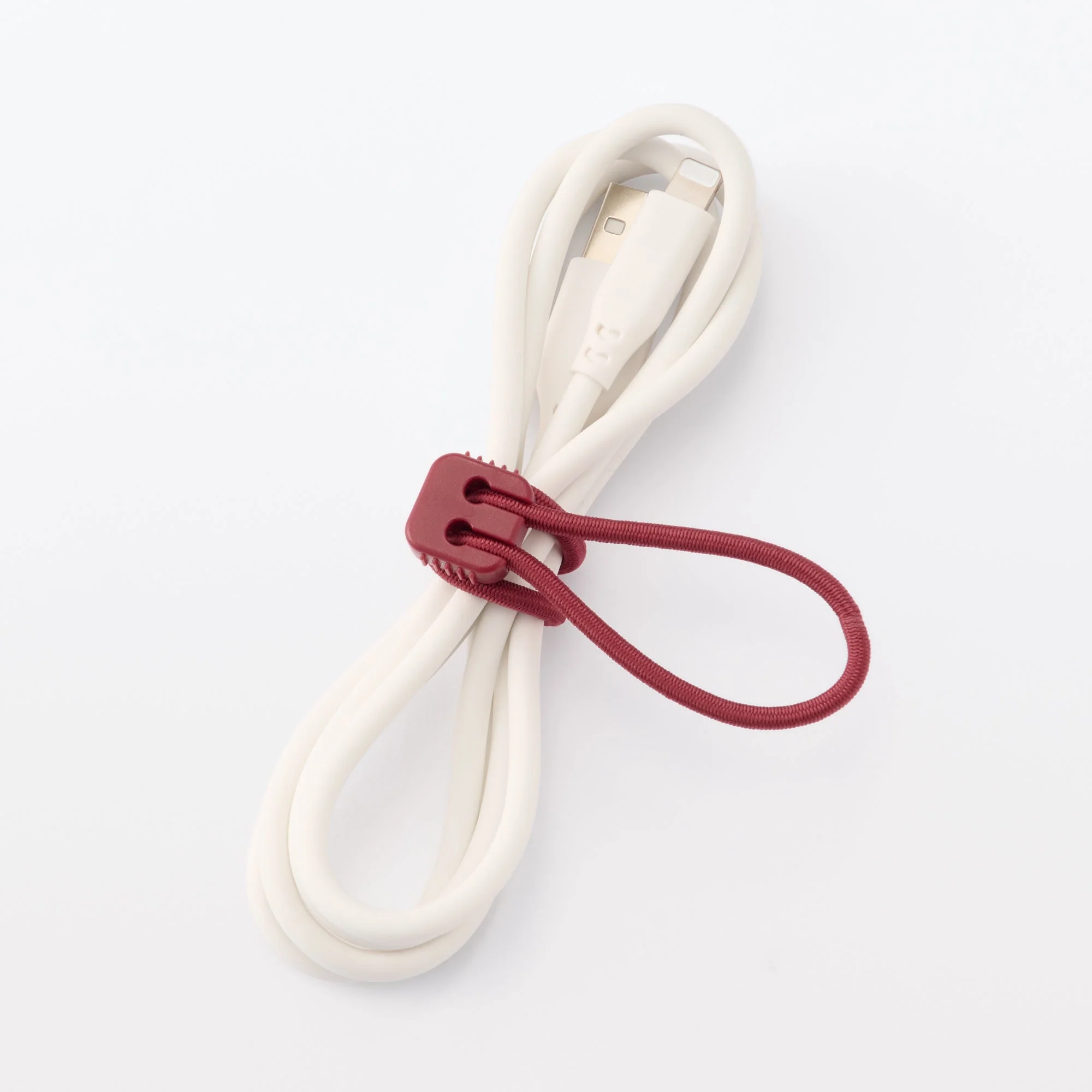 Rubber Tie-Down Strap 3 Pack - Red, Beige, Green - Image 3
