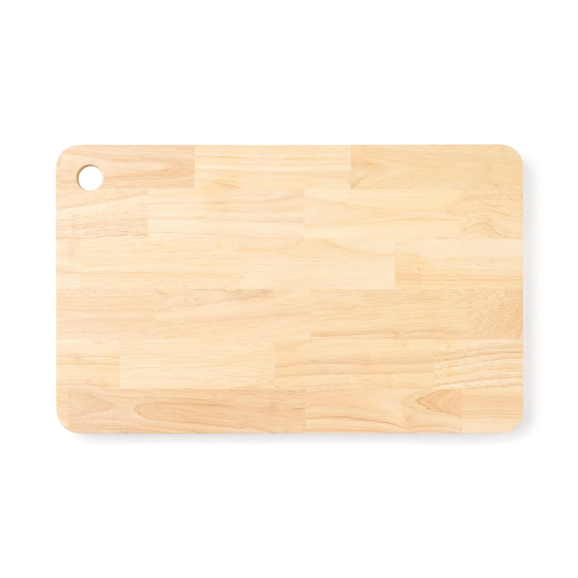 Rubberwood Rectangular Cutting Board - Large