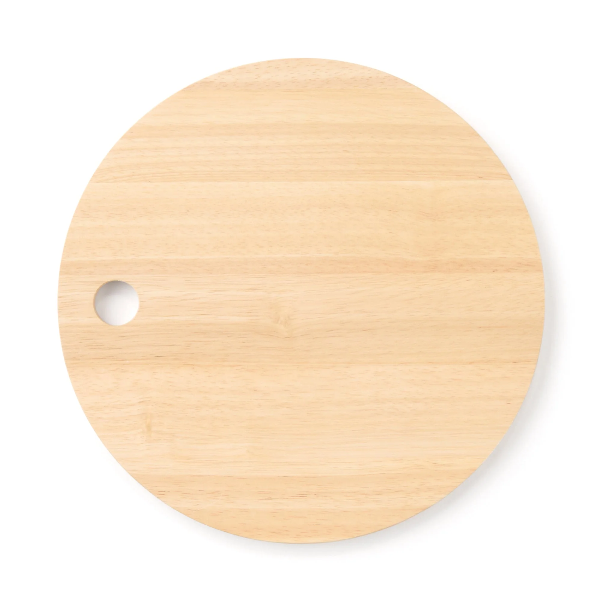 Rubberwood Round Cutting Board - Large