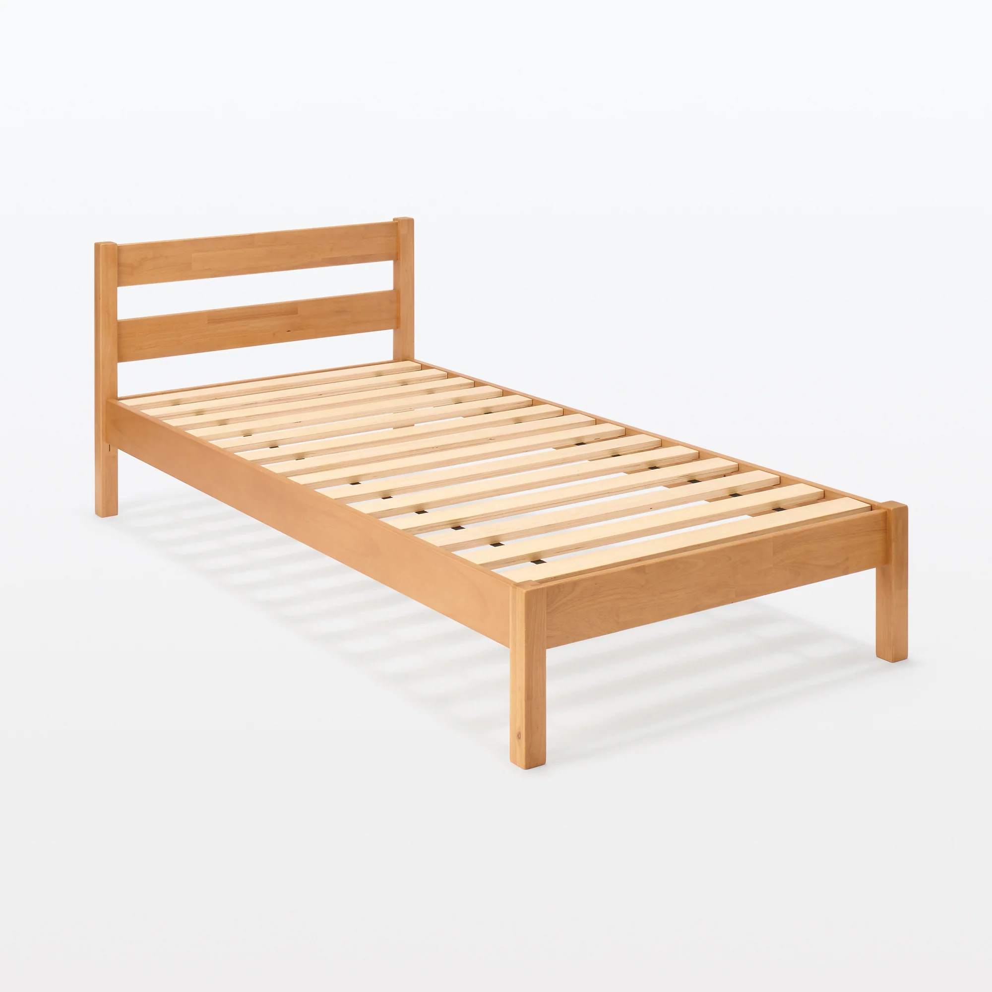 [HD] Rubberwood Wooden Bed - Single - Image 4