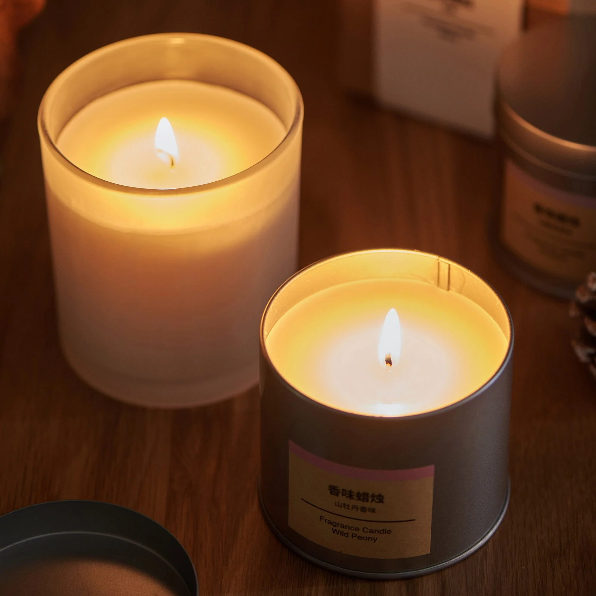 Scented Glass Candle - Floral Fruit - Image 7
