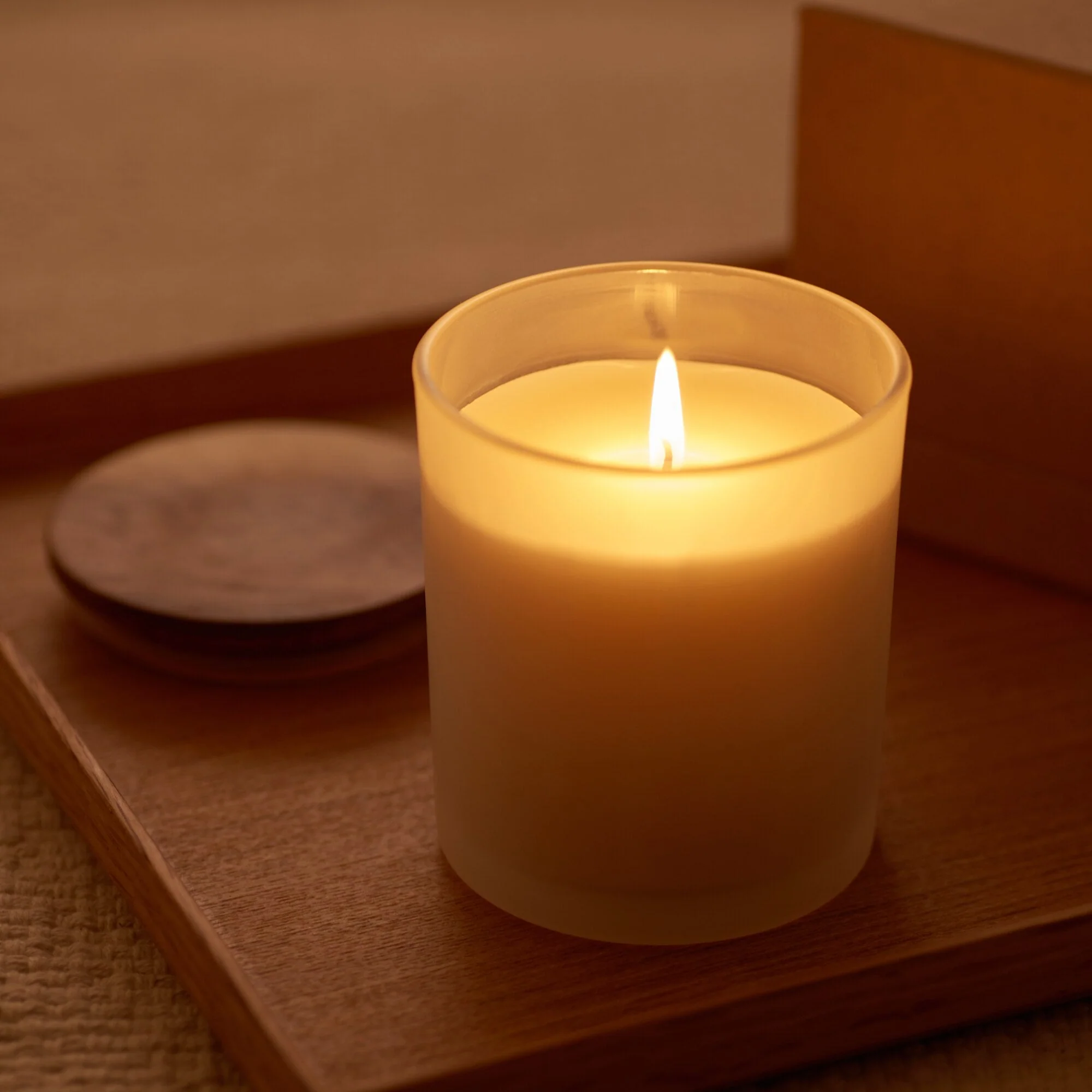 Scented Glass Candle - Floral Woody - Image 5