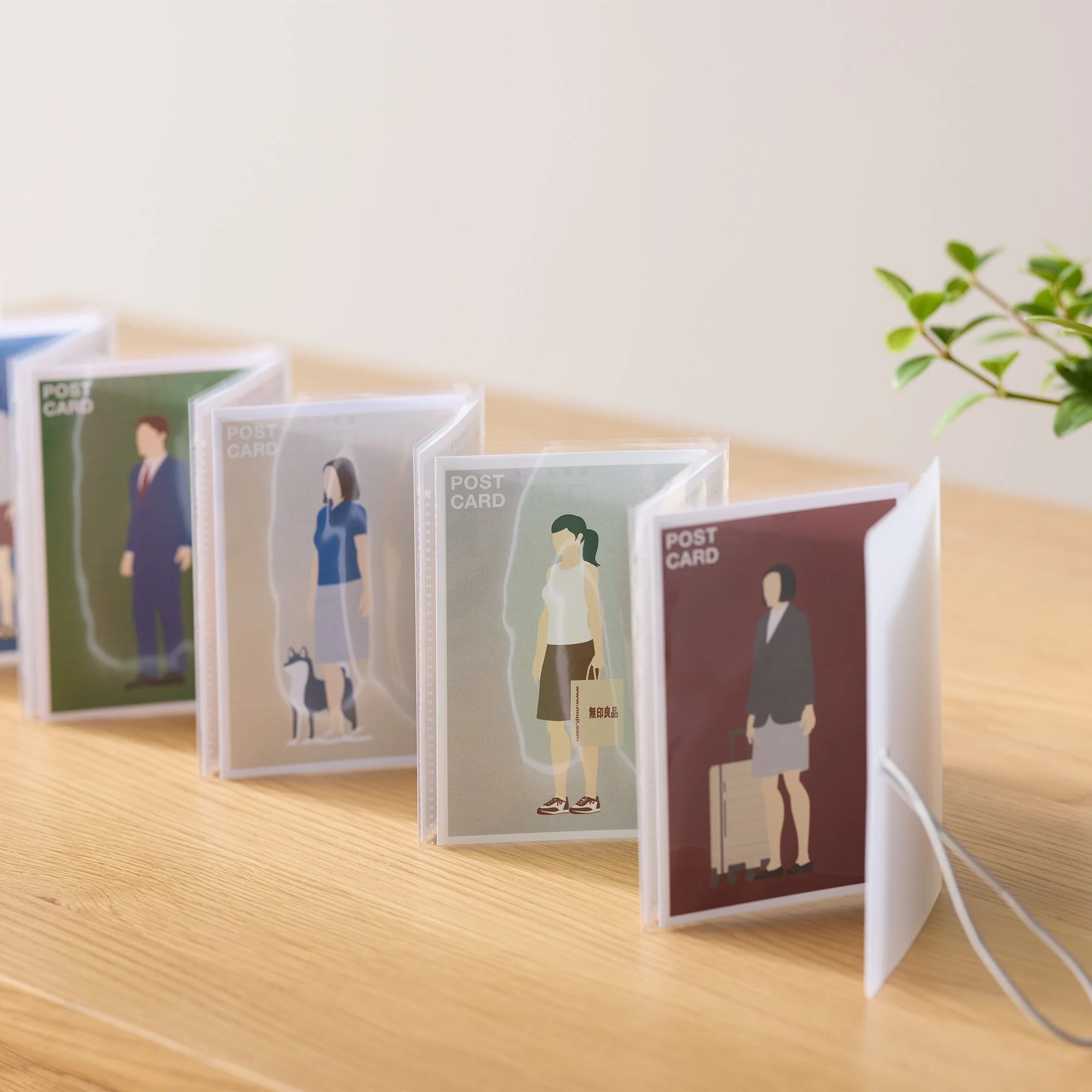 Self-Standing Card File - Postcard