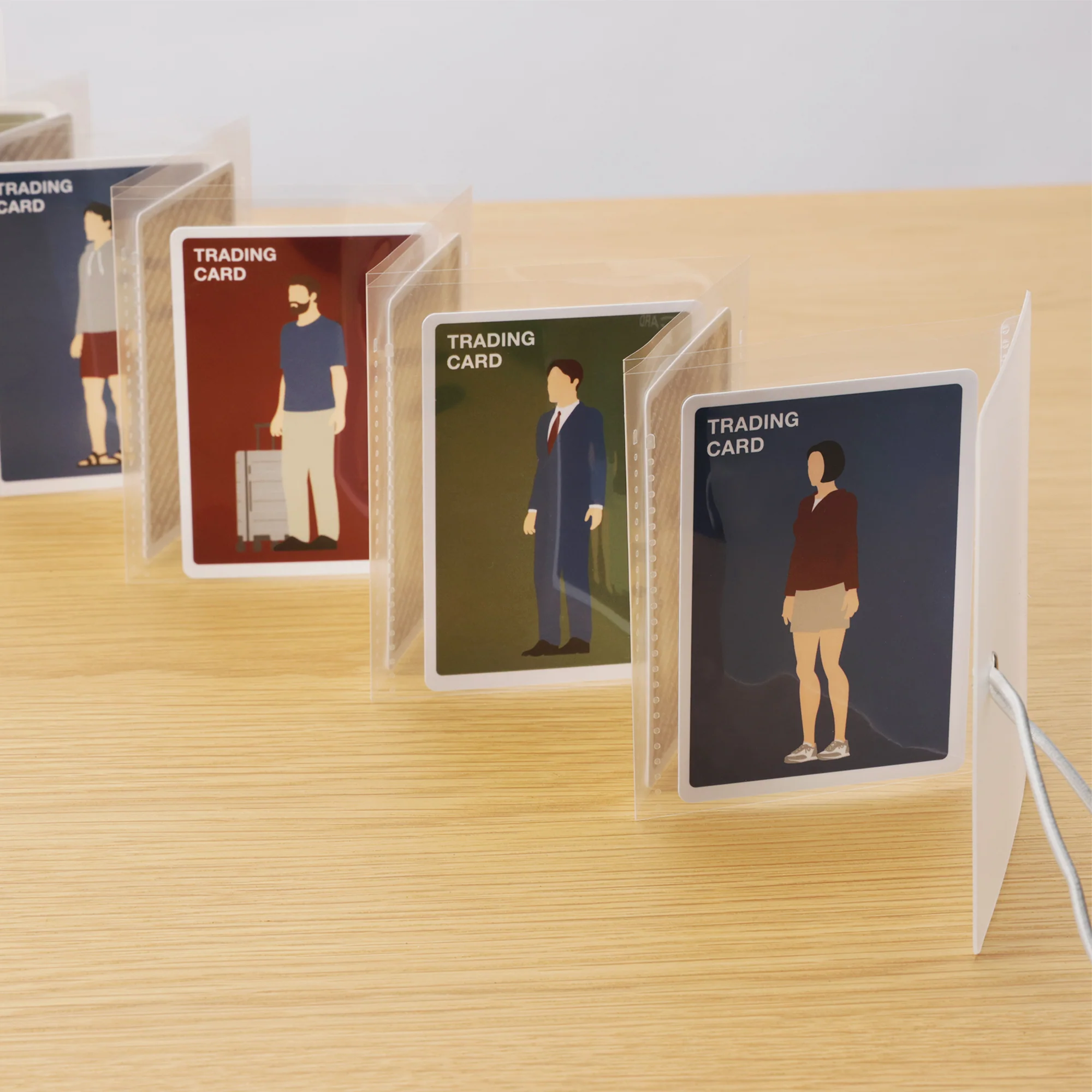 Self-Standing Card File - Trading Card
