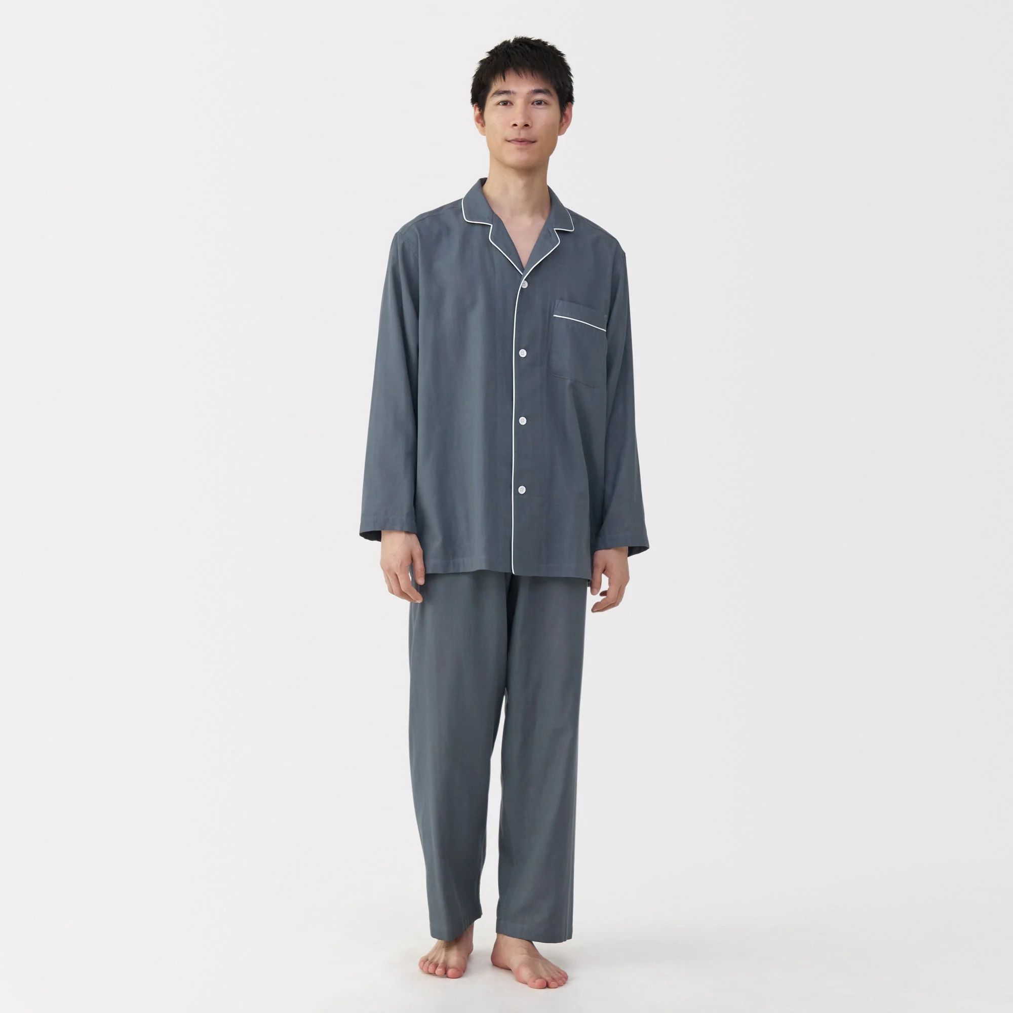 Side Seamless Double Gauze Pajamas - Image 17
