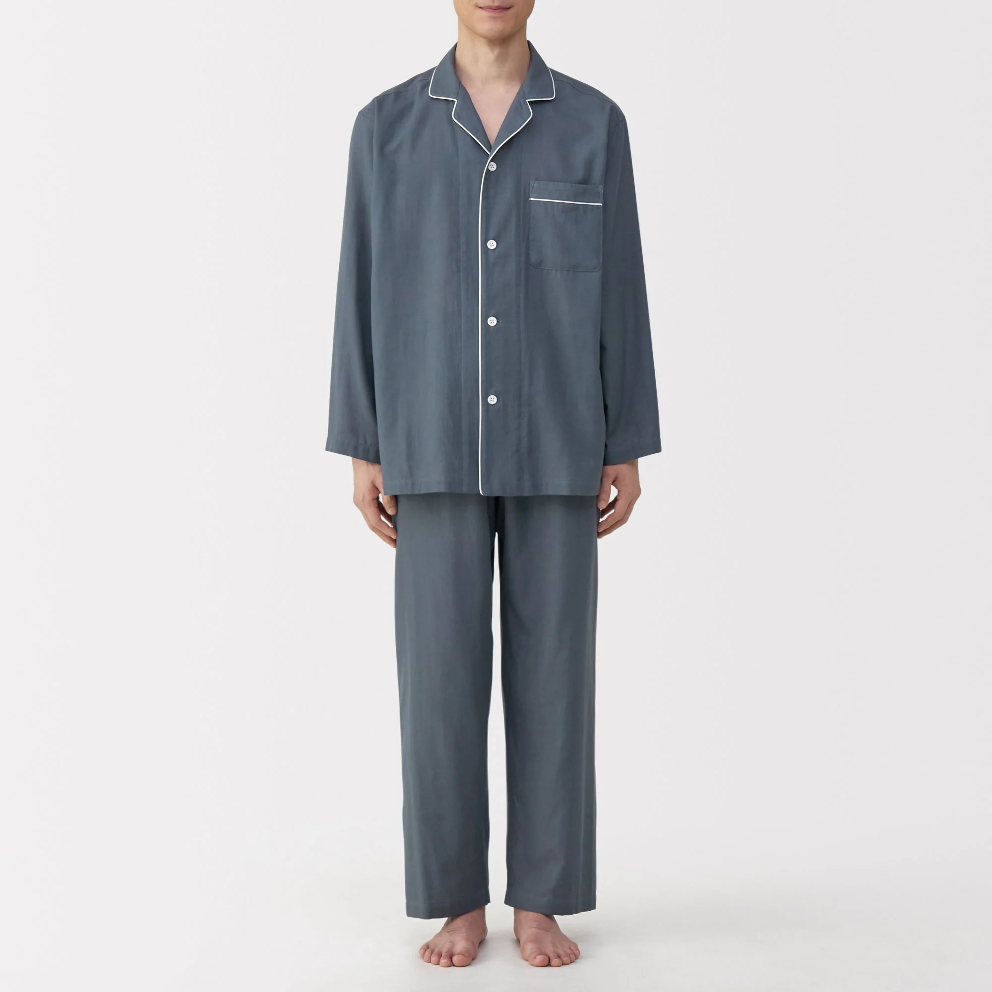 Side Seamless Double Gauze Pajamas - Image 18