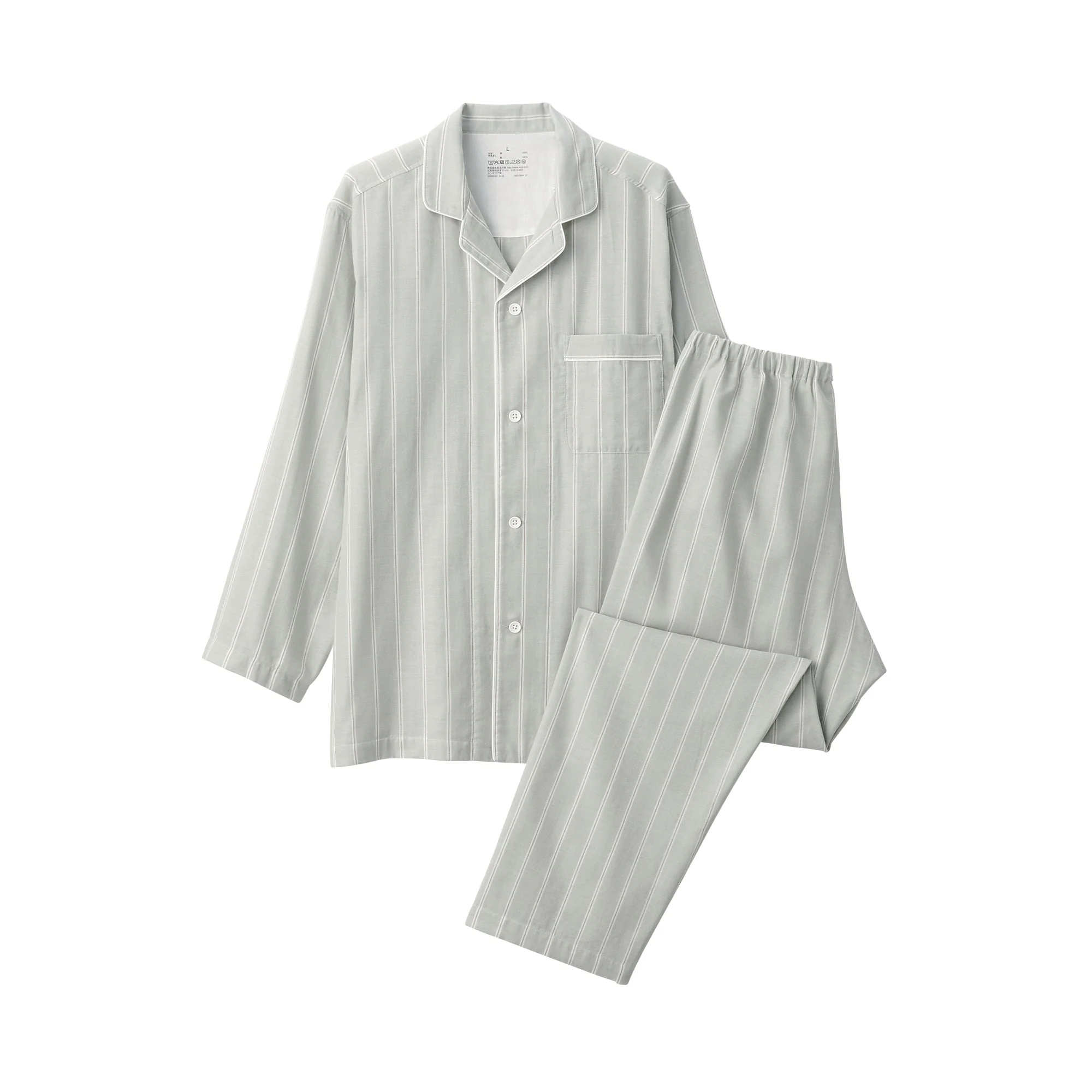 Side Seamless Double Gauze Pajamas - Image 30
