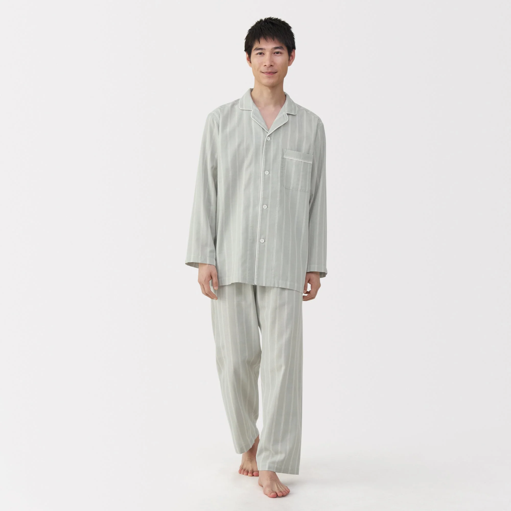 Side Seamless Double Gauze Pajamas - Image 31