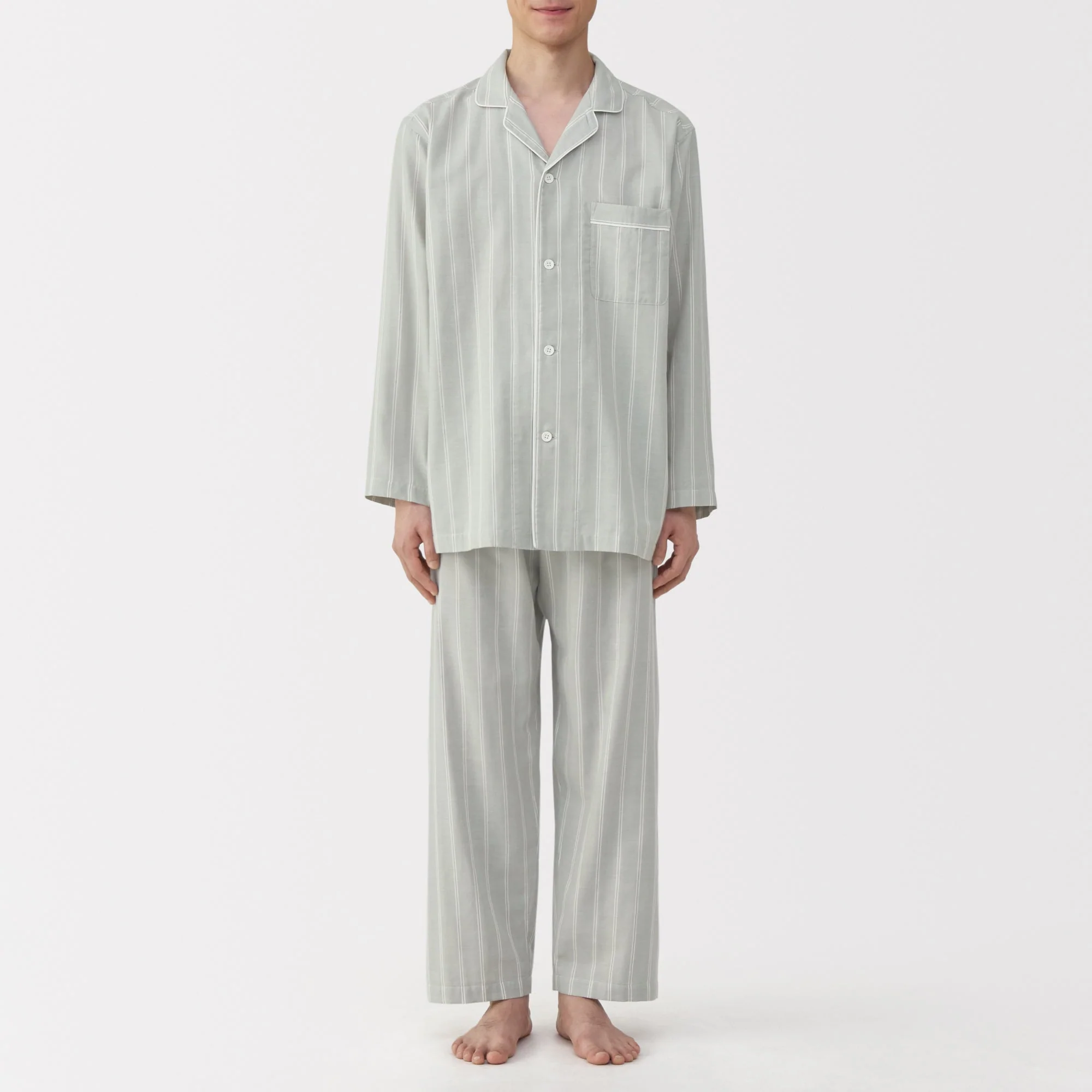 Side Seamless Double Gauze Pajamas - Image 32