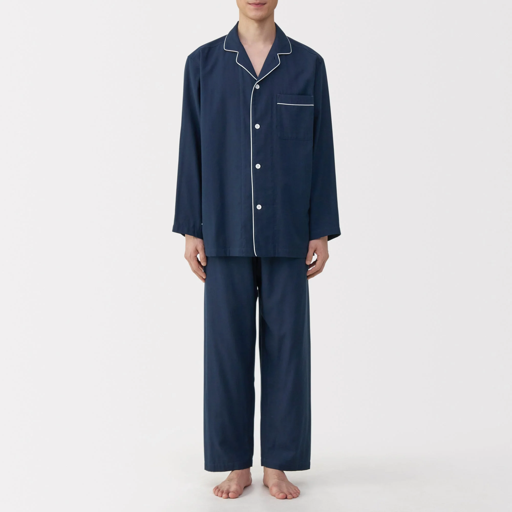 Side Seamless Double Gauze Pajamas - Image 4
