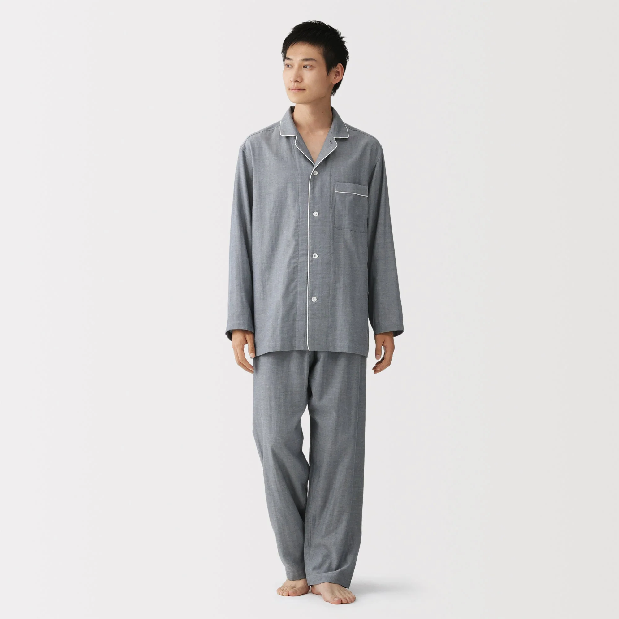 Side Seamless Double Gauze Pajamas - Image 15