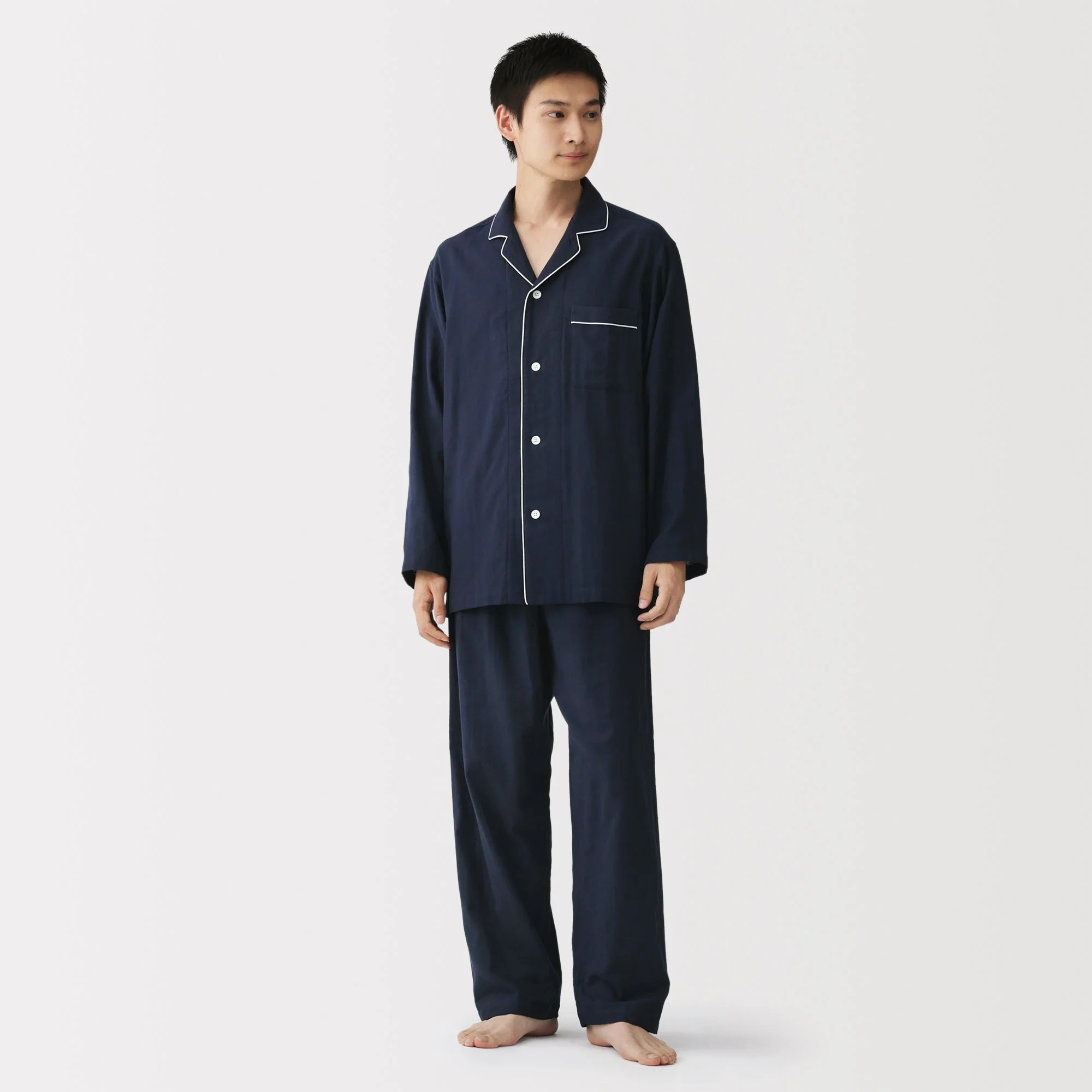 Side Seamless Double Gauze Pajamas - Image 27