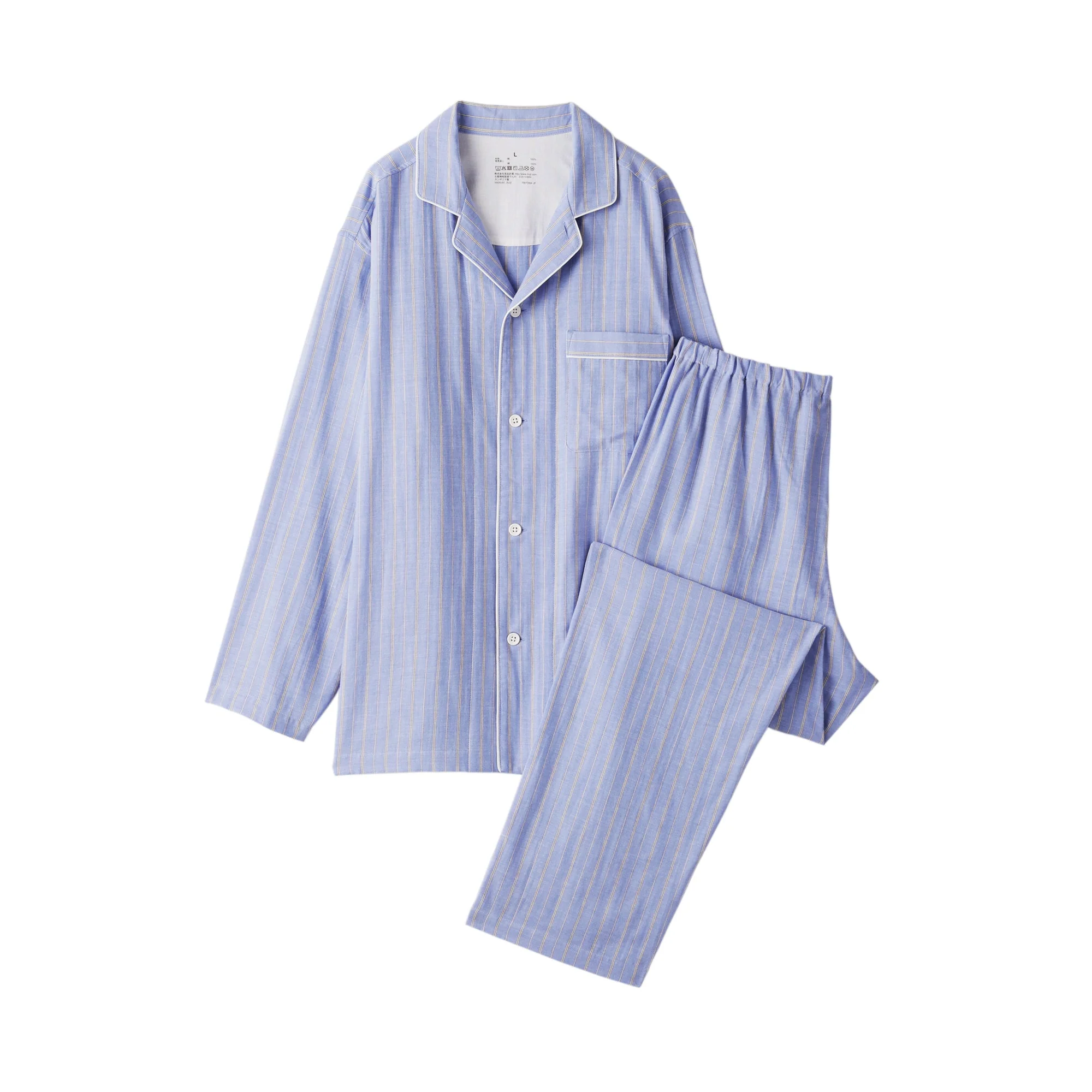 Side Seamless Double Gauze Pajamas - Image 38