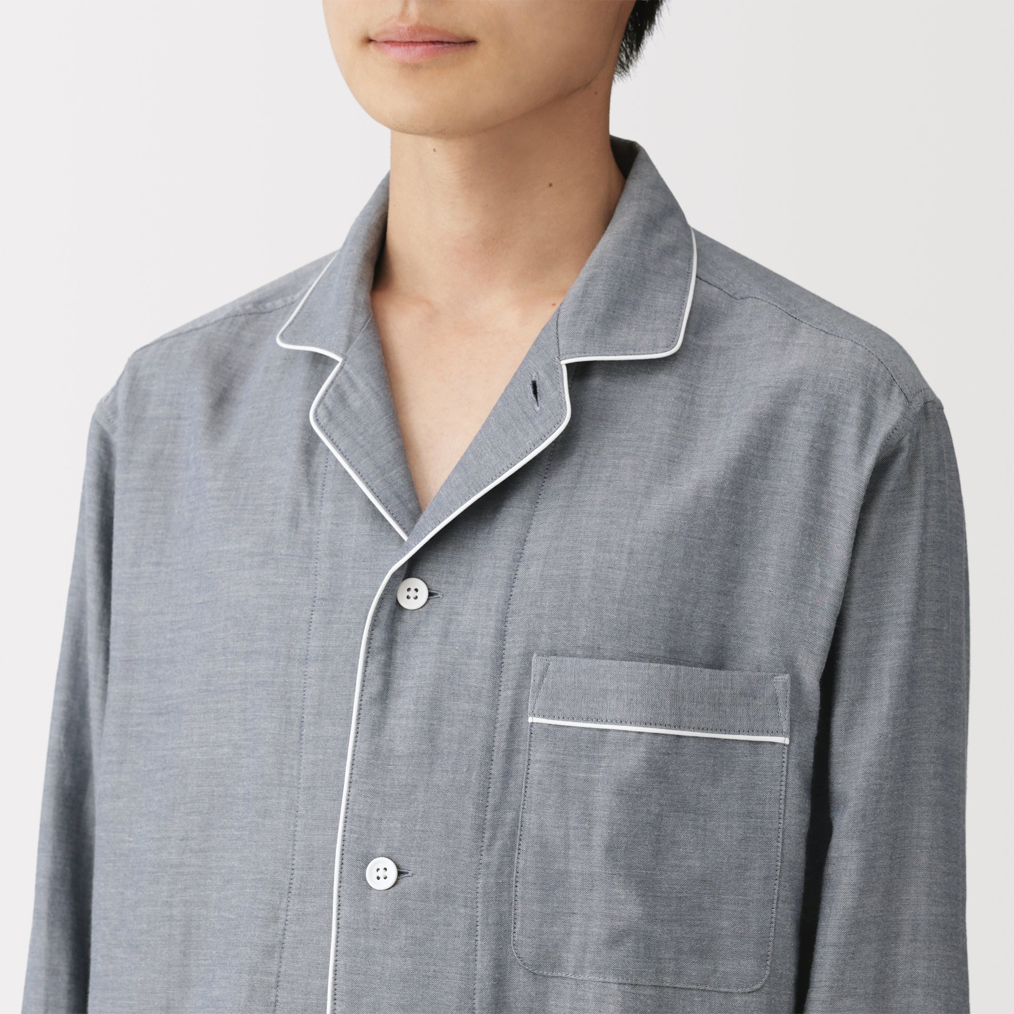 Side Seamless Double Gauze Pajamas - Image 6